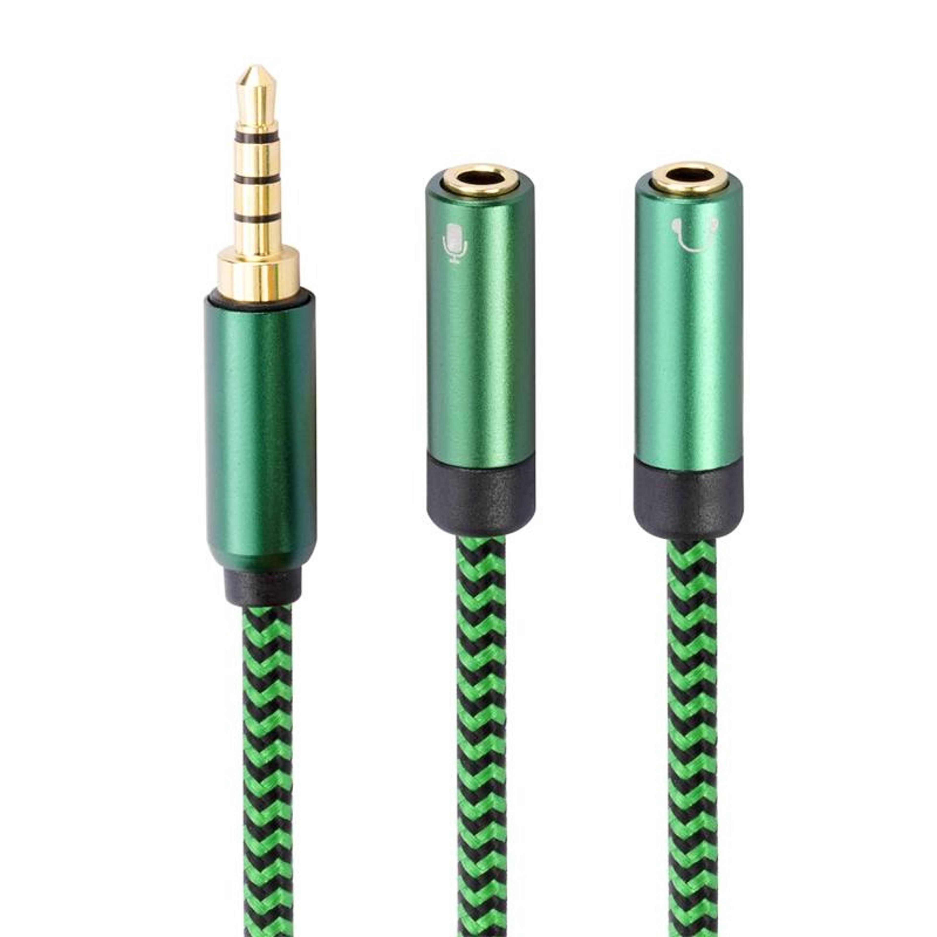 2 In 1 Headphone Mic Splitter Cable For Clear Audio  Voice 8