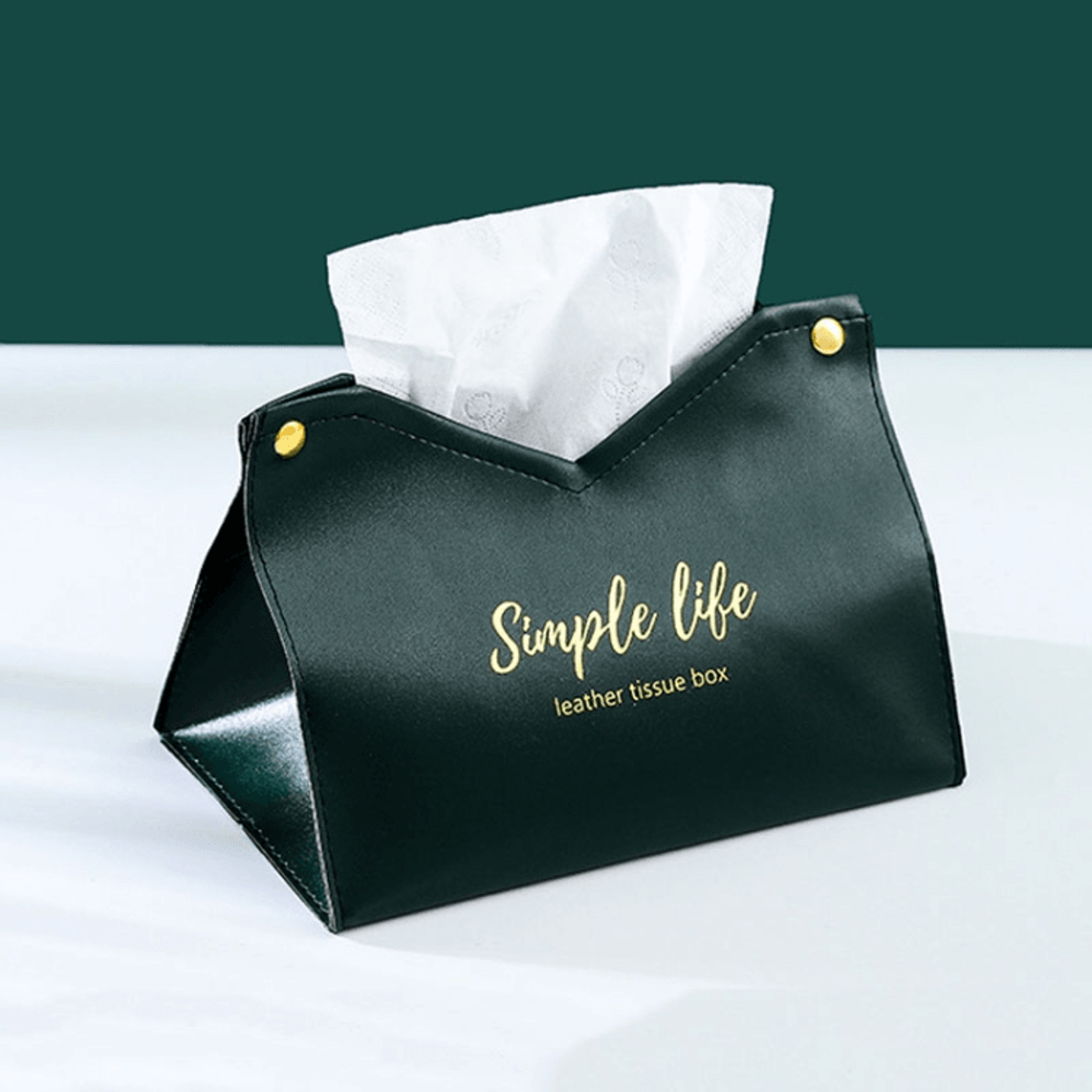 PU Tissue Box Holder Decorative Car  Home Tissue Storage Box Cover For Bedroom  Living Room 1