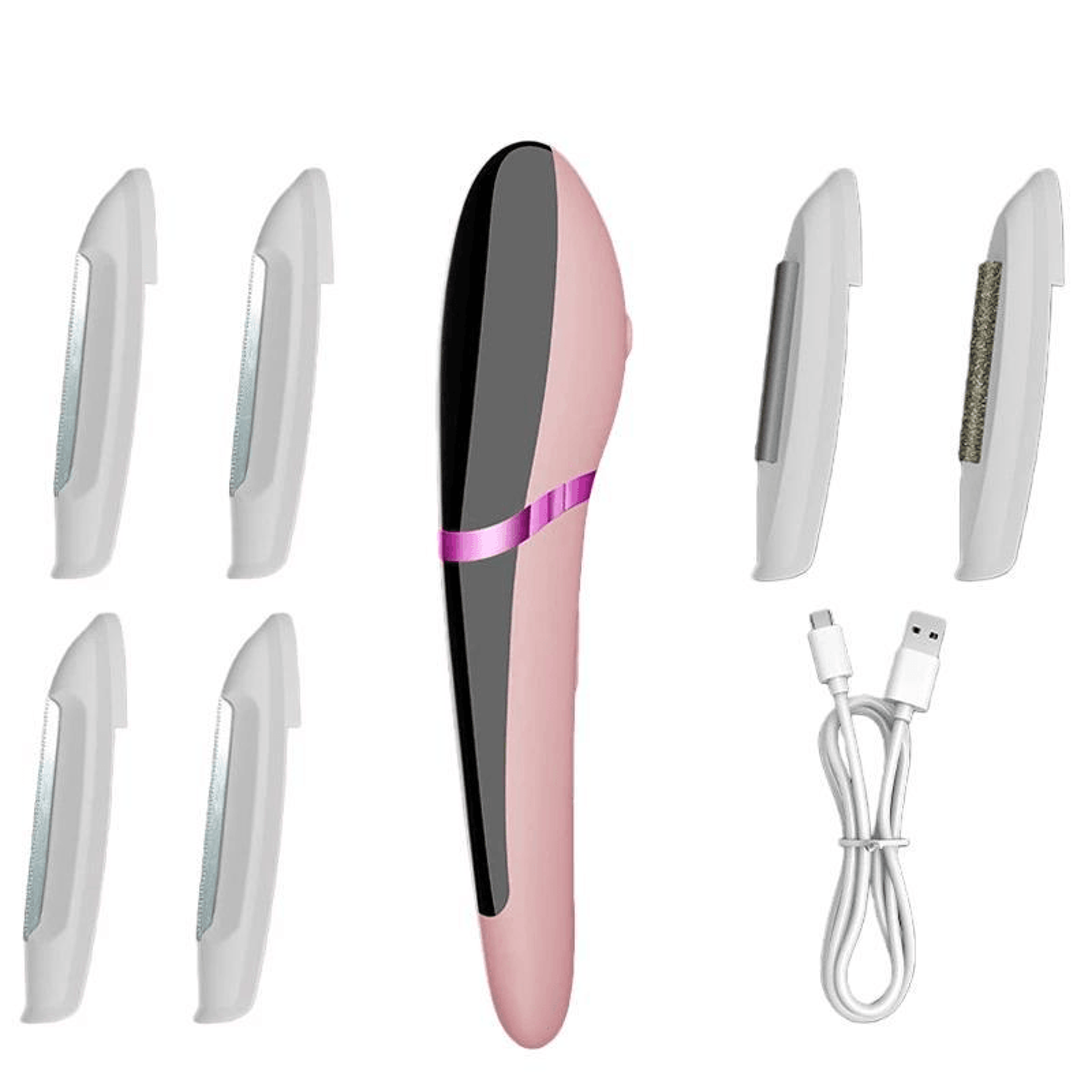 electric eyebrow trimmer & facial hair remover for women with light