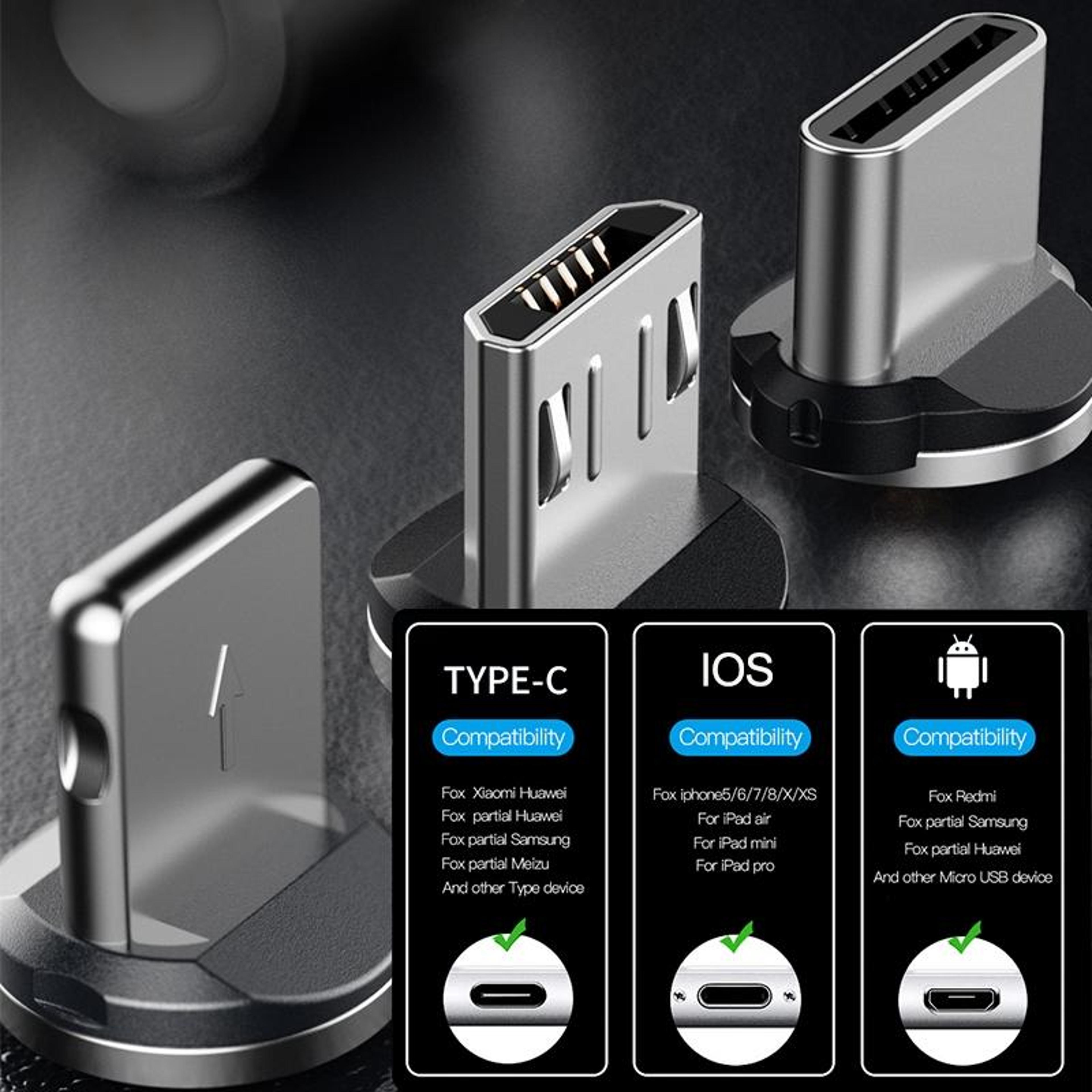 CaseMe Magnetic Micro USB Charging Adapter Compact Portable Charging Tip 4