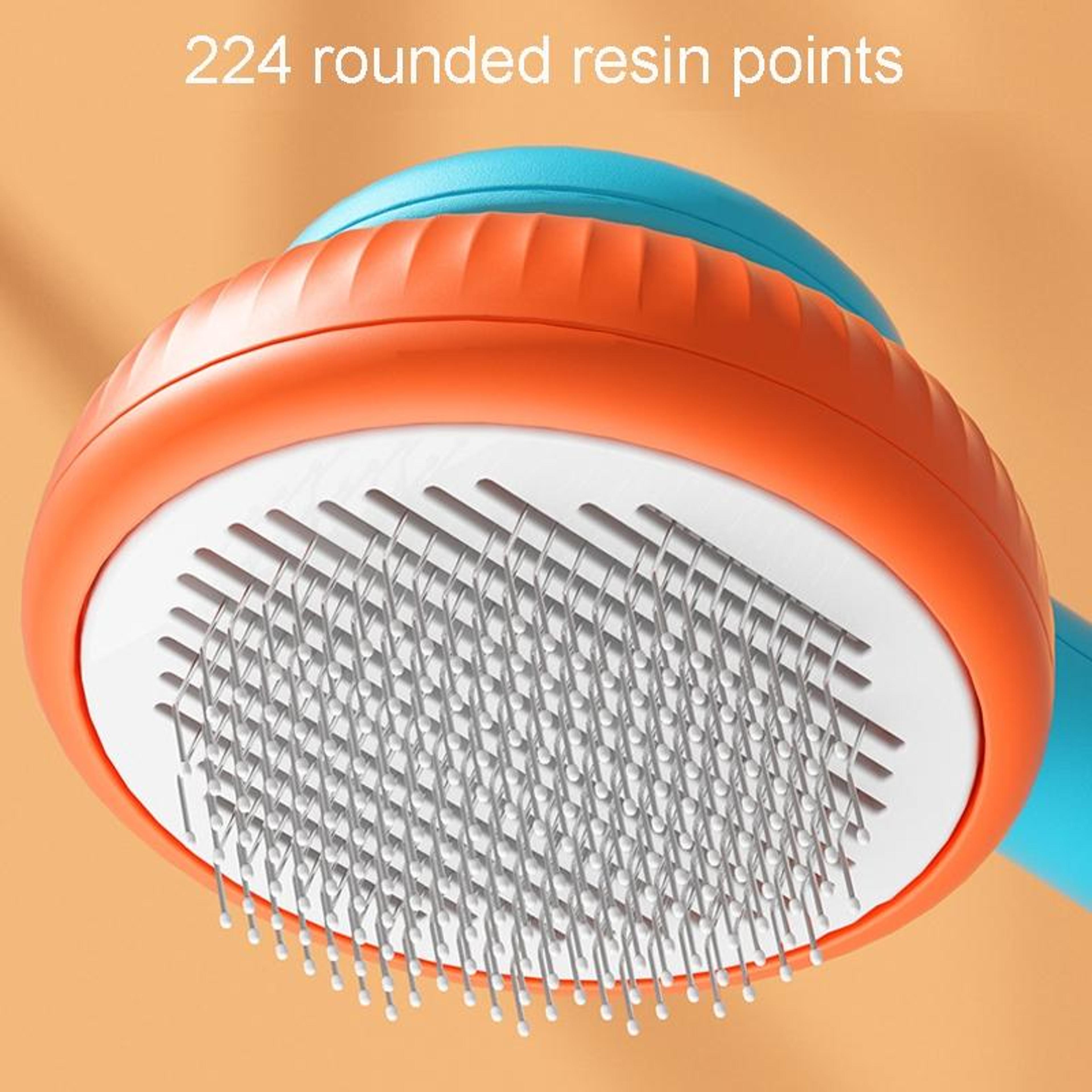 SelfCleaning Pet Grooming Comb For Cats  Dogs With Stainless Steel Needles 2