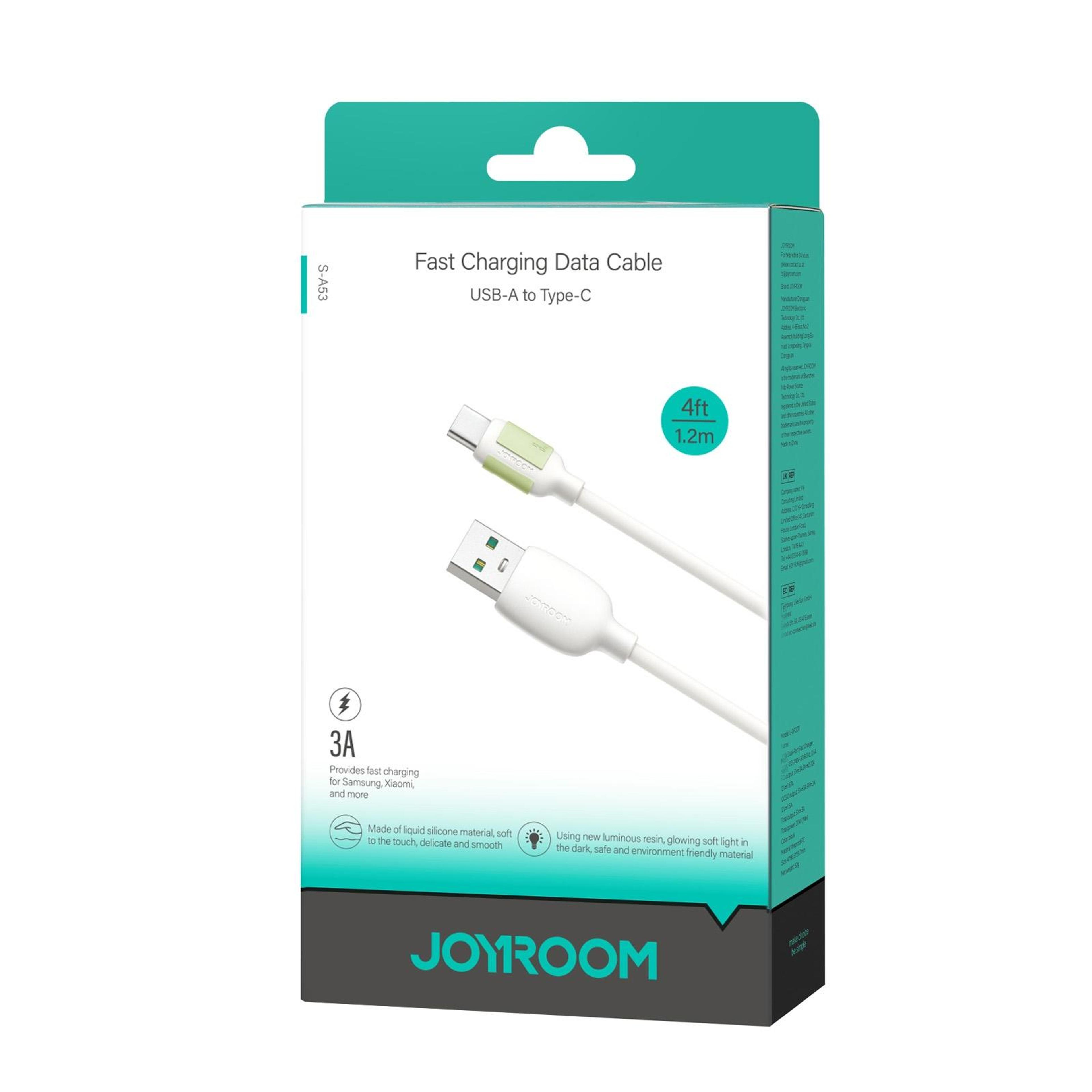 GlowCharge 3A USB To Type C Fast Charging Cable With Luminous Night Light 4