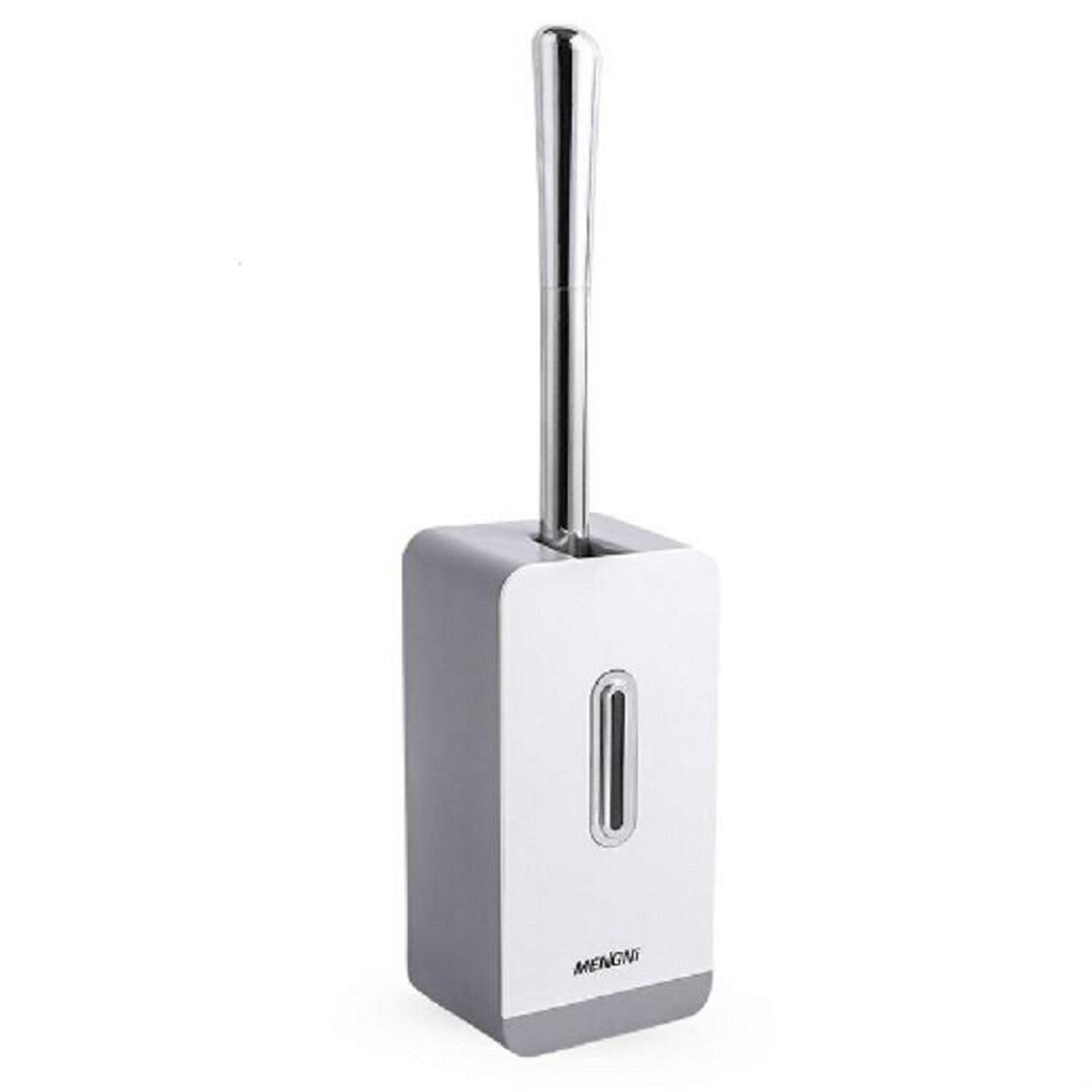 Wall Mounted Toilet Brush With Holder Long Handle Space Saving Bathroom Cleaner 1