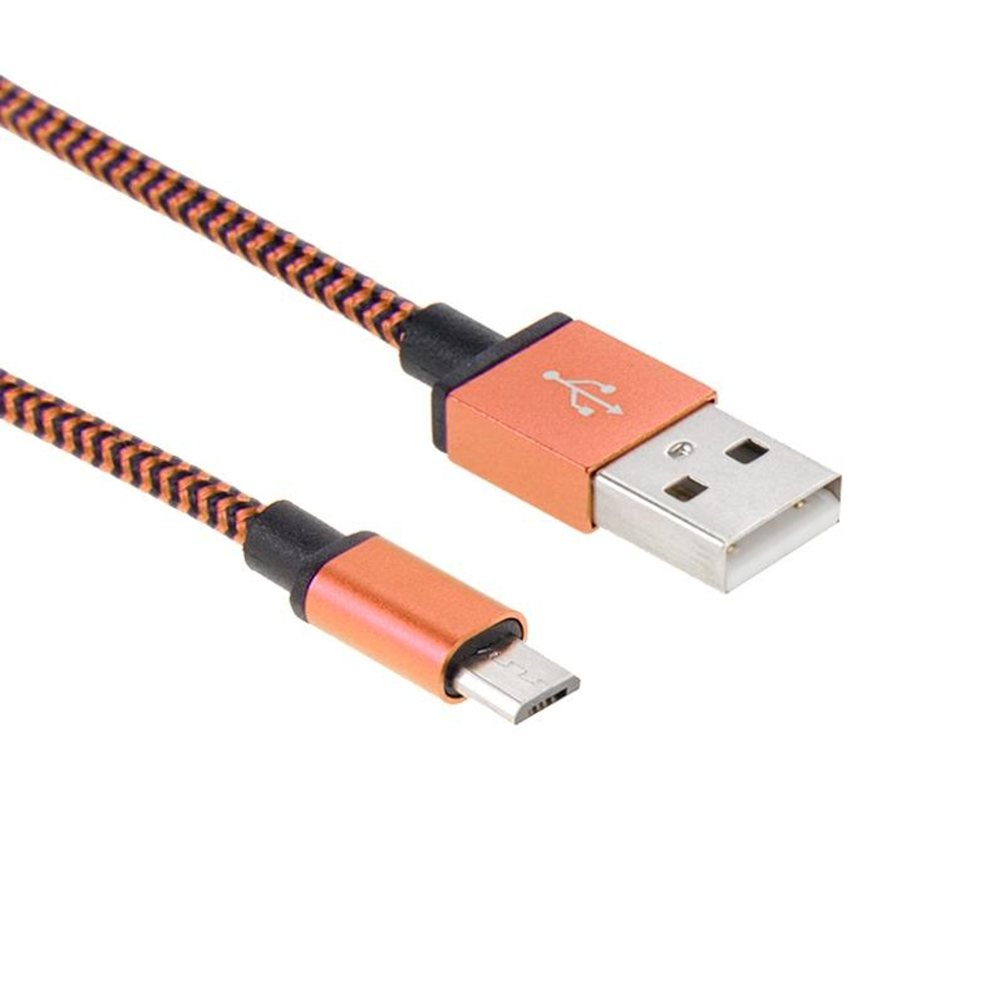 2M Braided Micro USB Cable Durable Fast Charging USB 20 Data Sync Cord 3