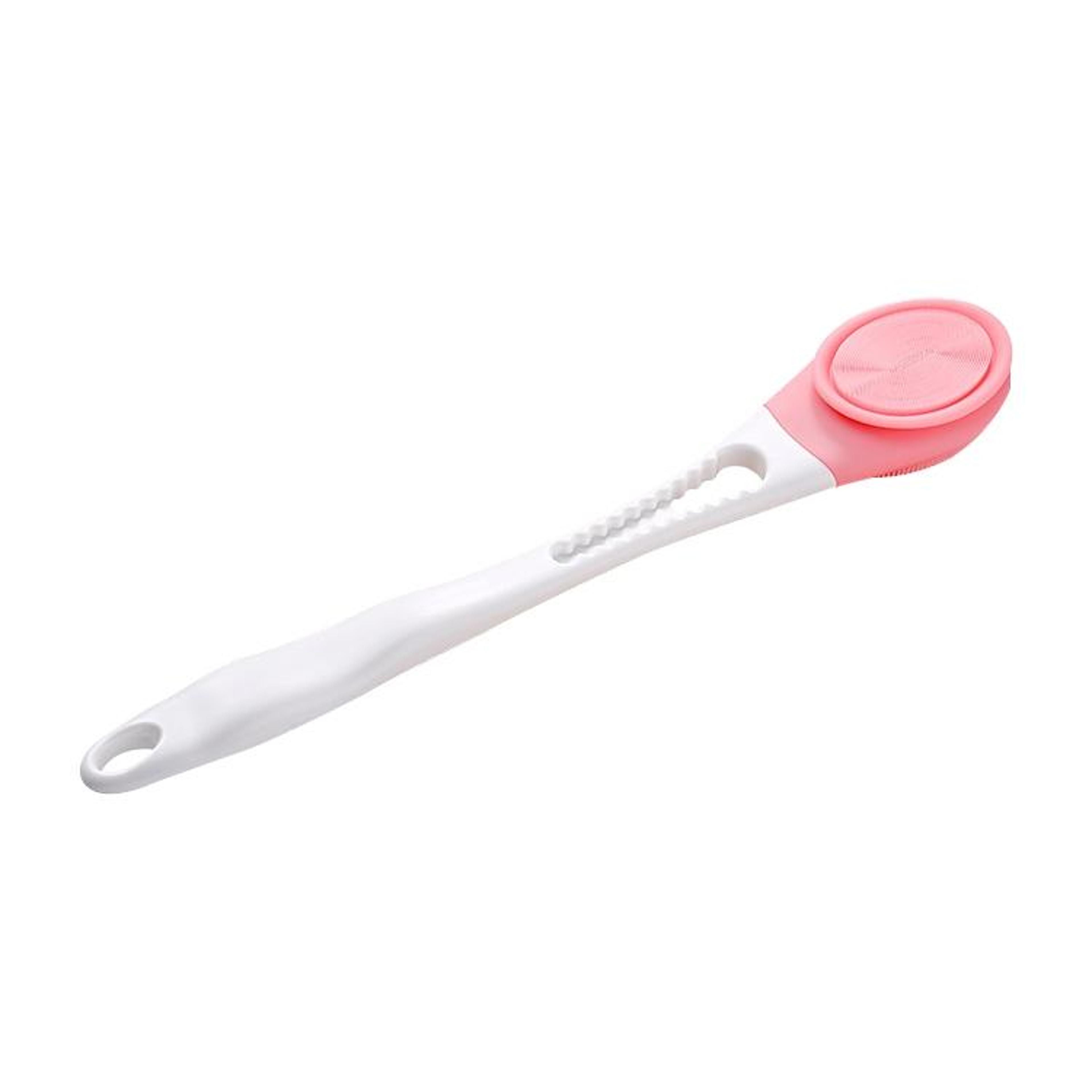Silicone Electric Bath Brush Long Handle Back Scrubber For Shower 0