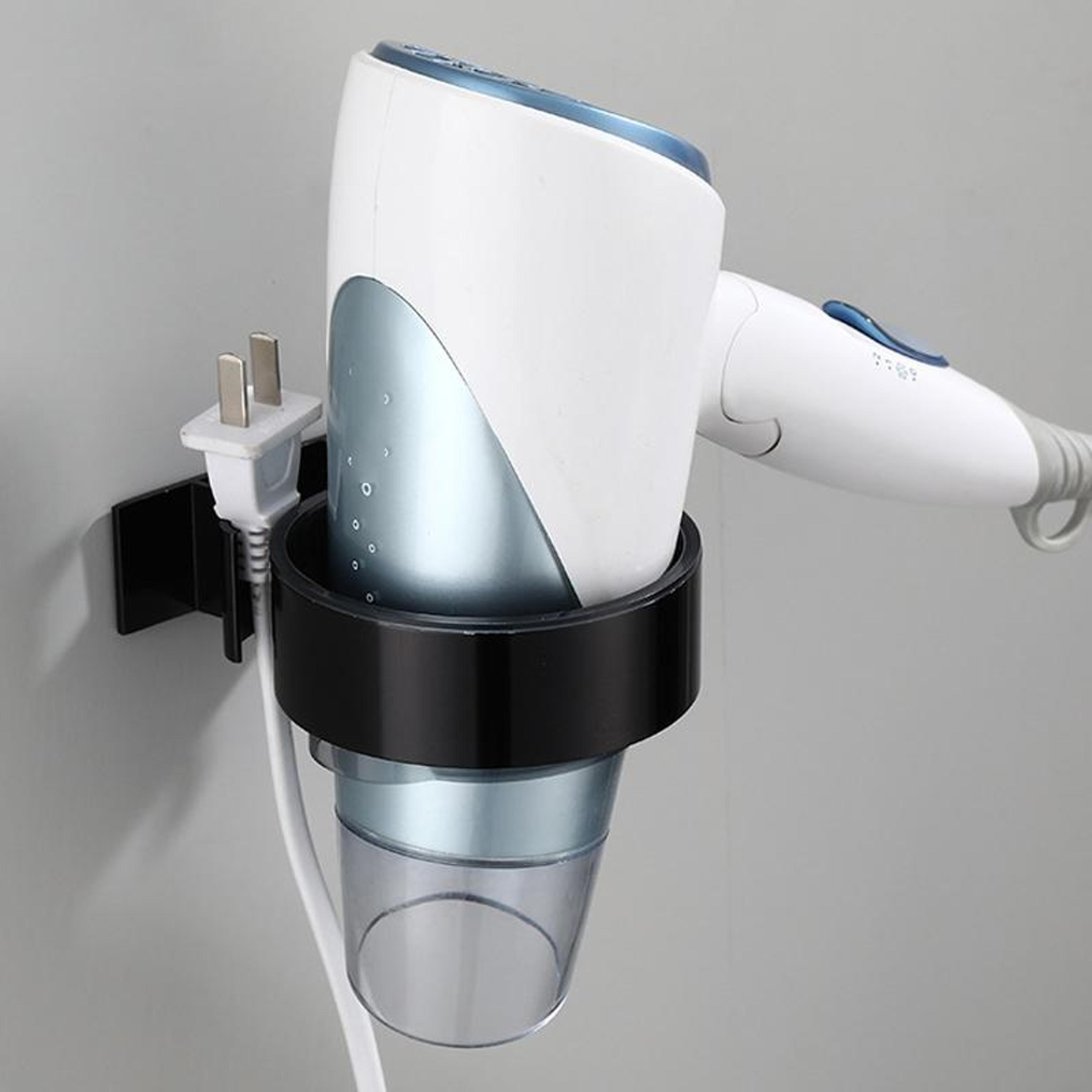 Hair Dryer Holder Wall Mounted Bathroom Organizer 1