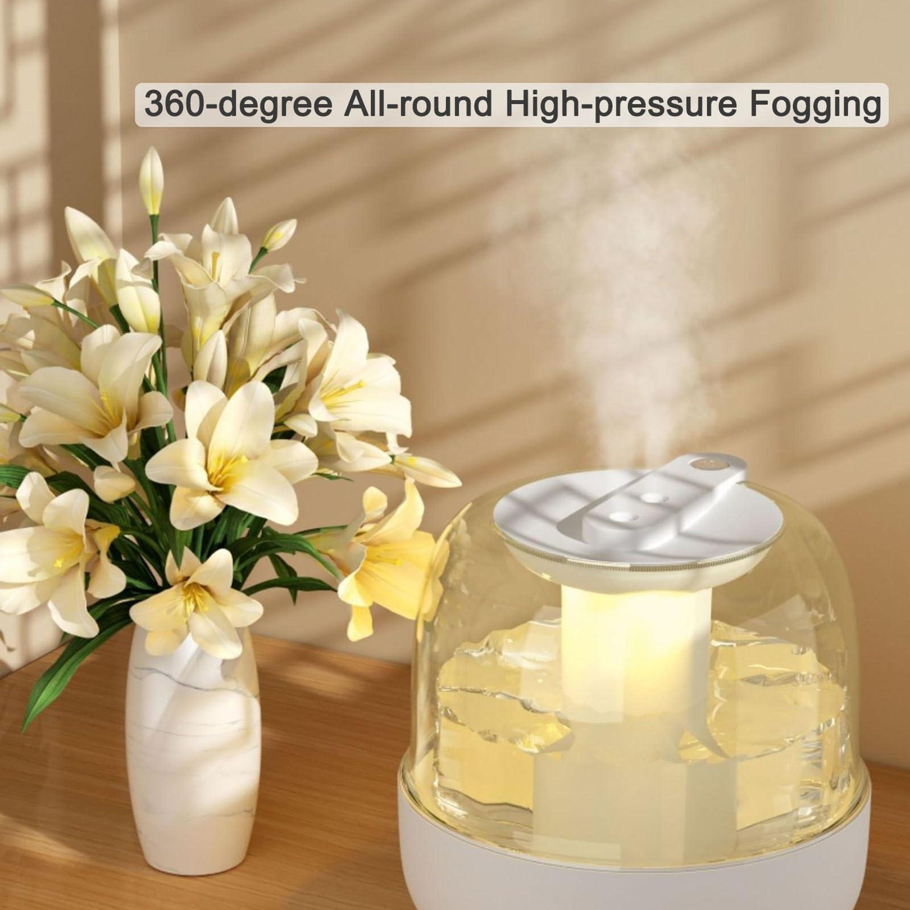4L Wireless Humidifier With Essential Oil Diffuser  Night Light For Bedroom Comfort 3