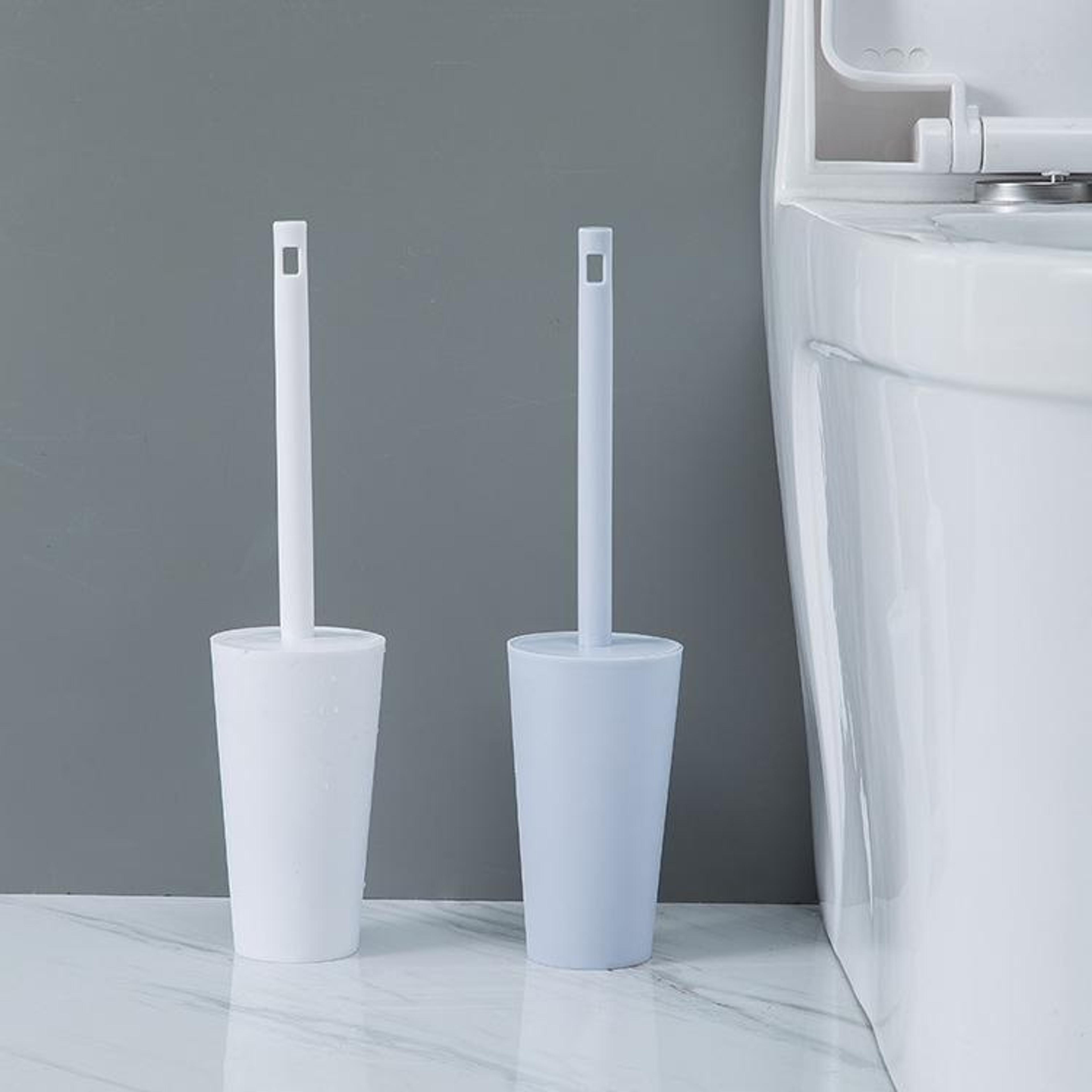 Long Handle Soft Toilet Cleaning Brush Set For Bathroom 8