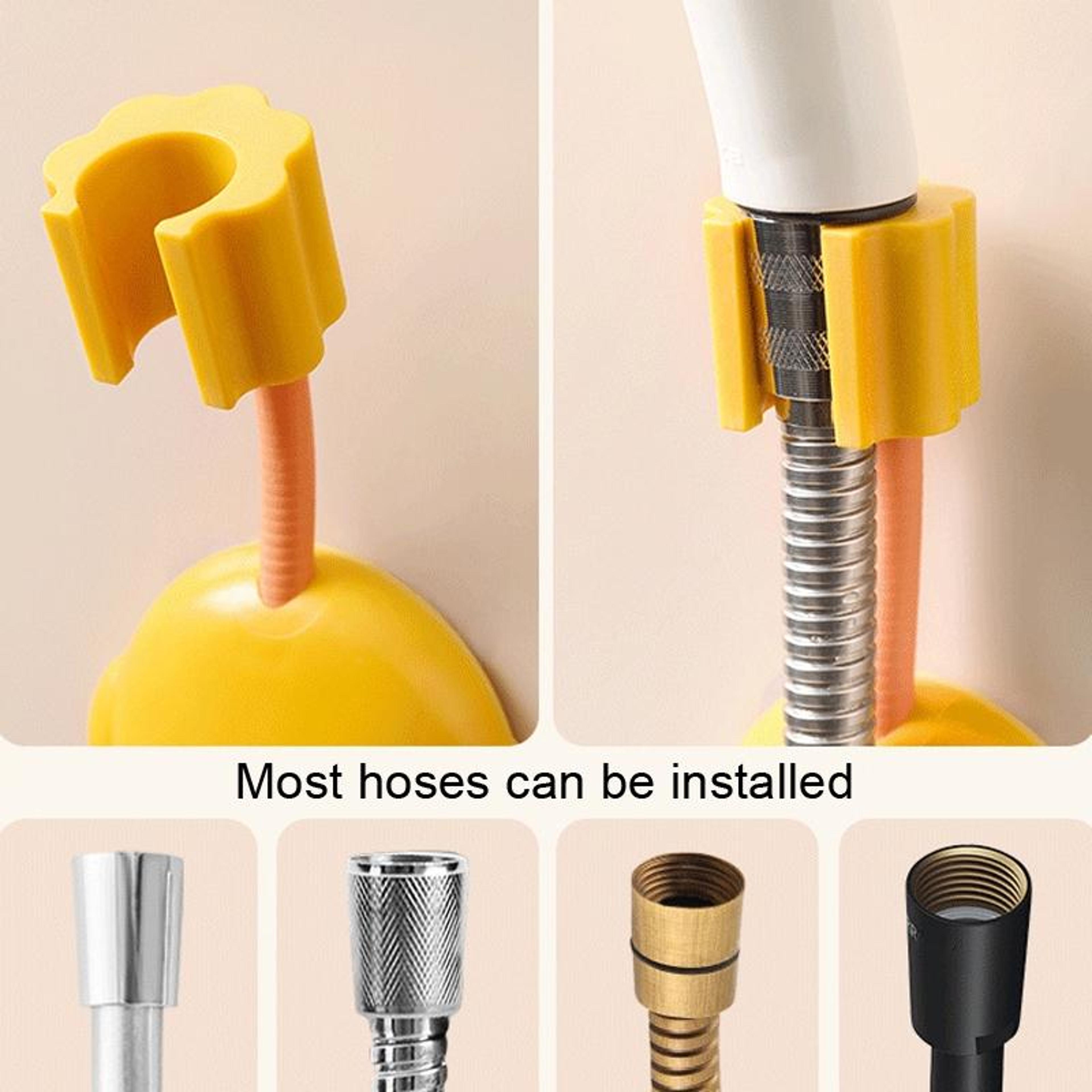 Adjustable Shower Holder Bracket Cartoon Design Universal Shower Hose Holder With 360 Rotation 4