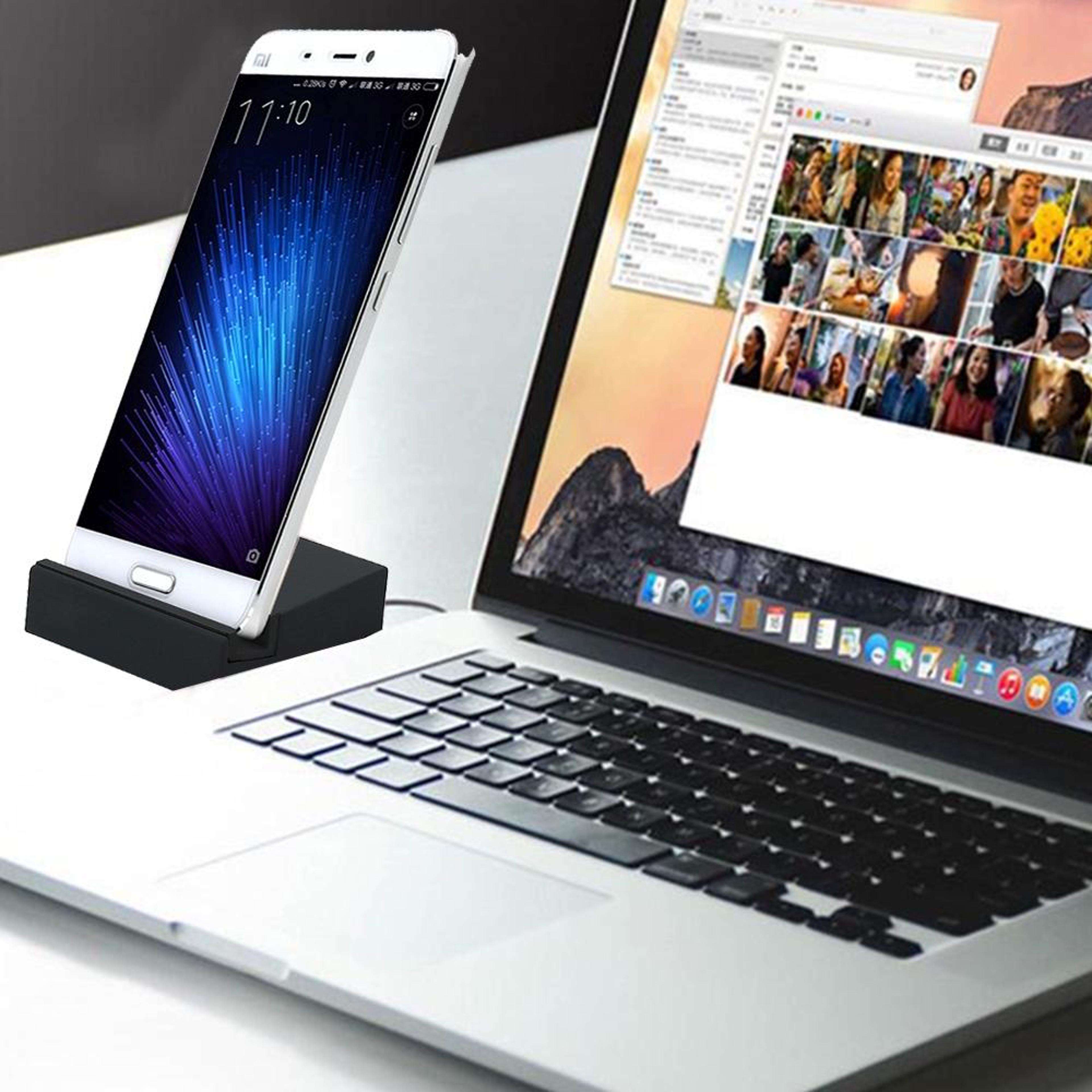 Portable USB C Charging Dock With Adjustable Stand For Smartphones And Tablets 6