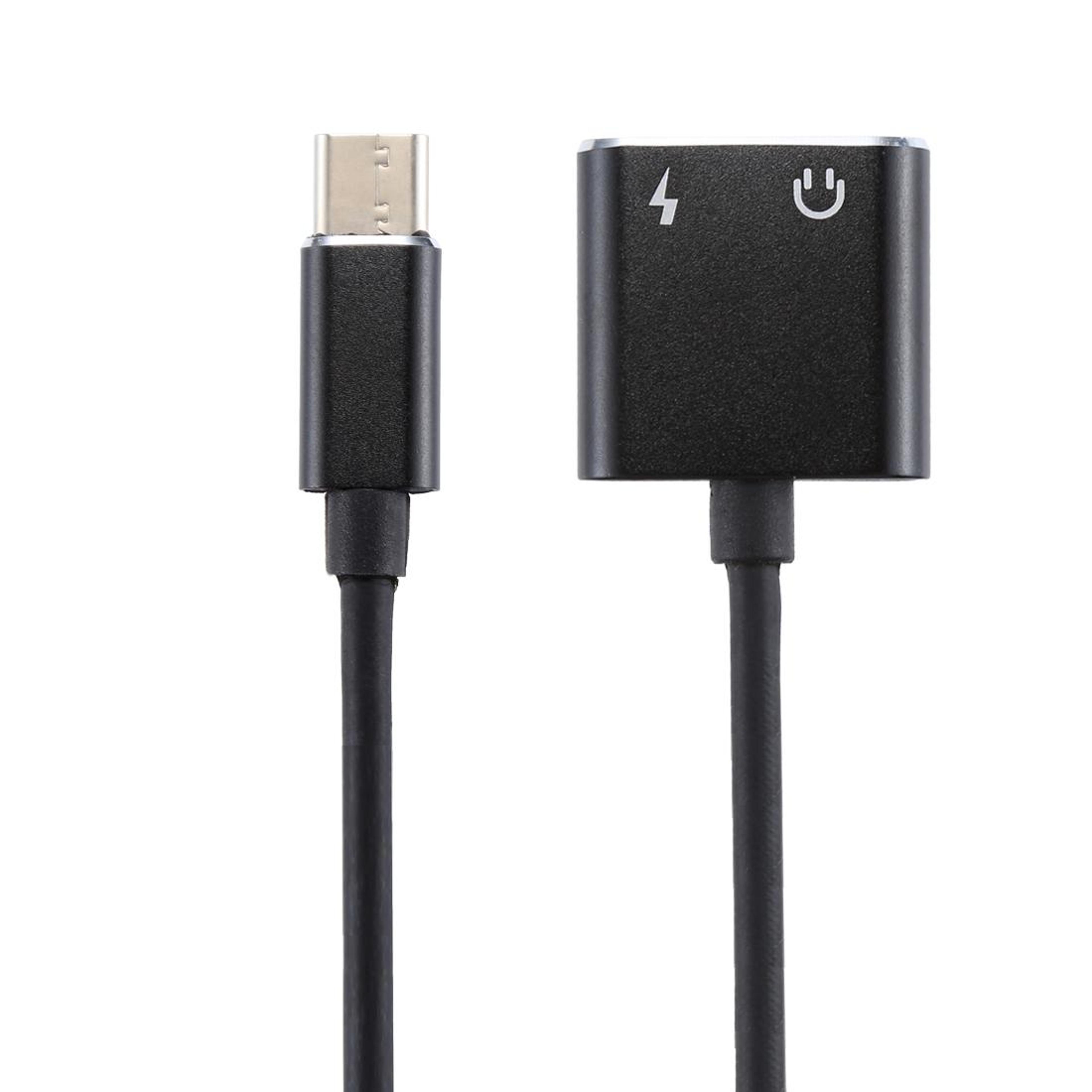 2 In 1 USB C Audio Adapter With Charging Splitter For Headphones And Power 6