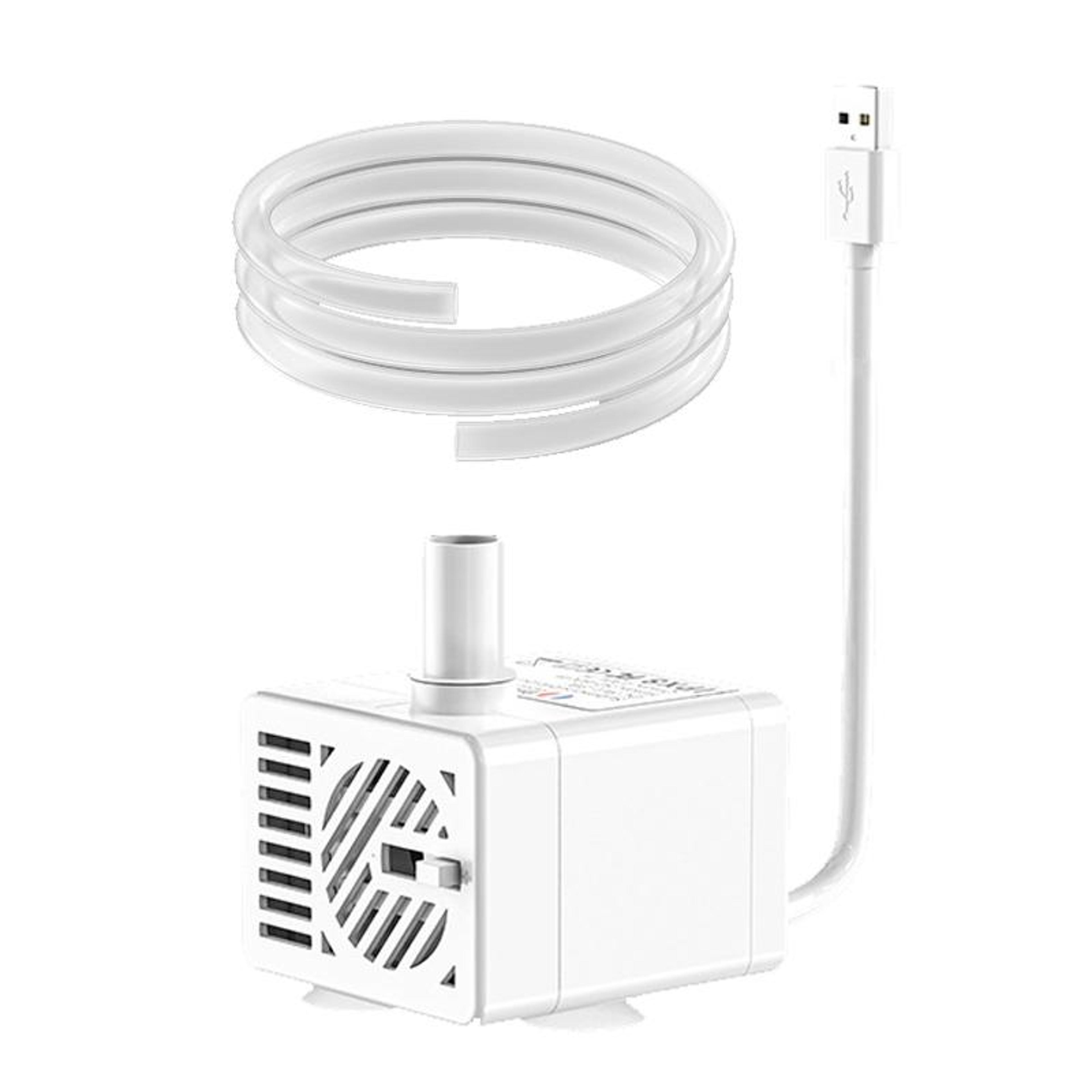 usb pet water fountain pump, silent brushless aquarium water pump with adjustable flow