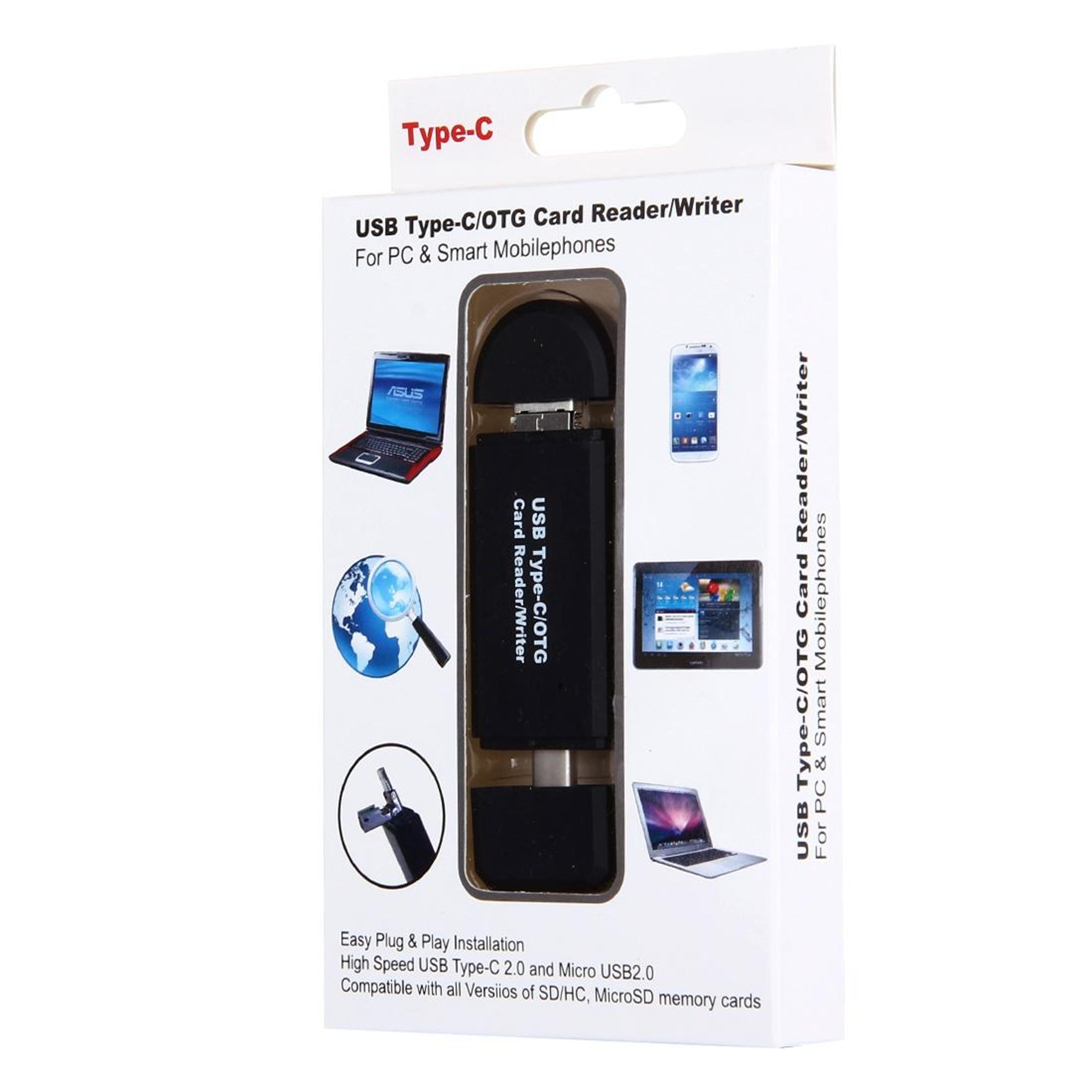 3 In 1 USB C Card Reader Adapter With OTG Micro USB SD  Micro SD Support 5