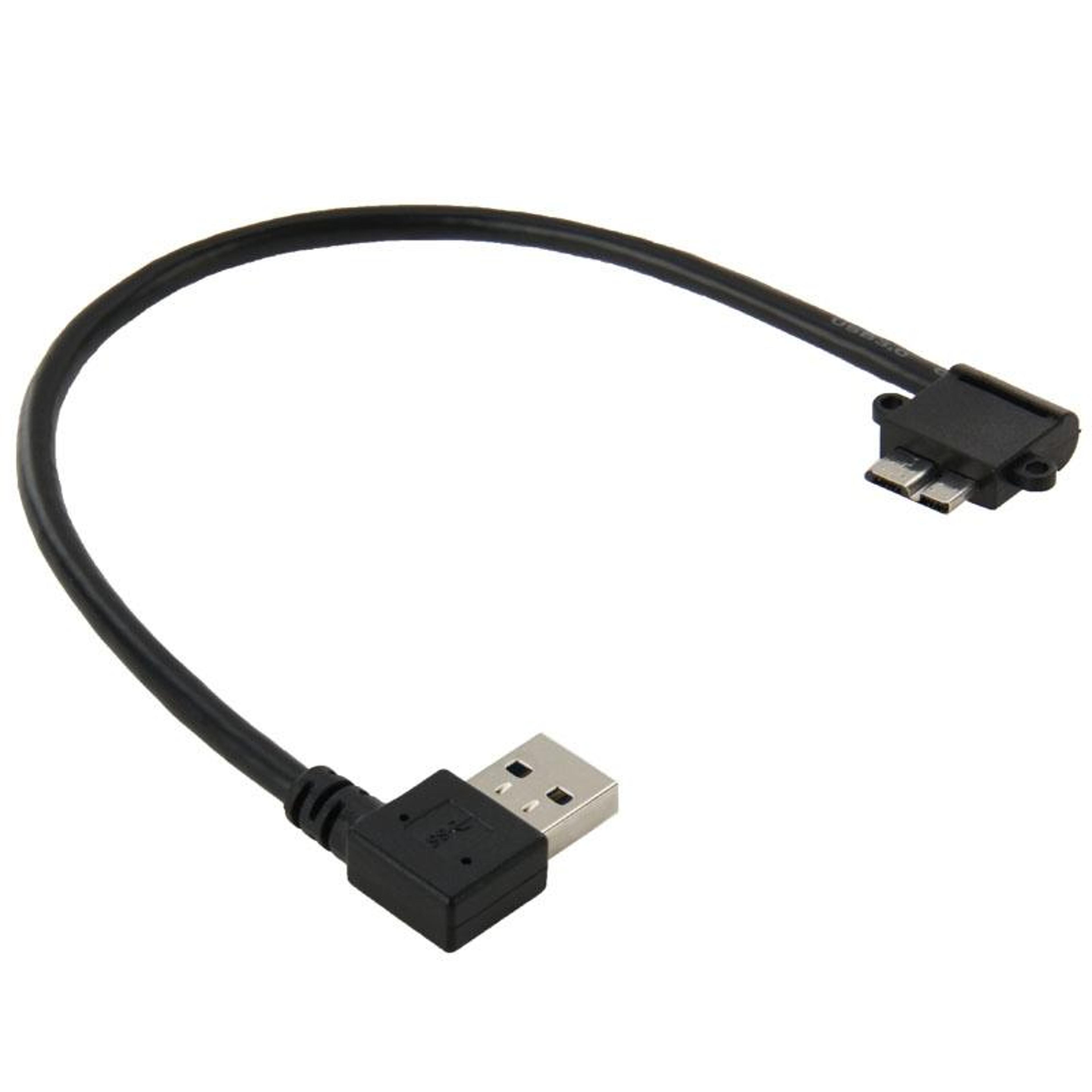high speed right angle usb 3.0 to micro usb 3.0 cable for fast data transfer & tight spaces