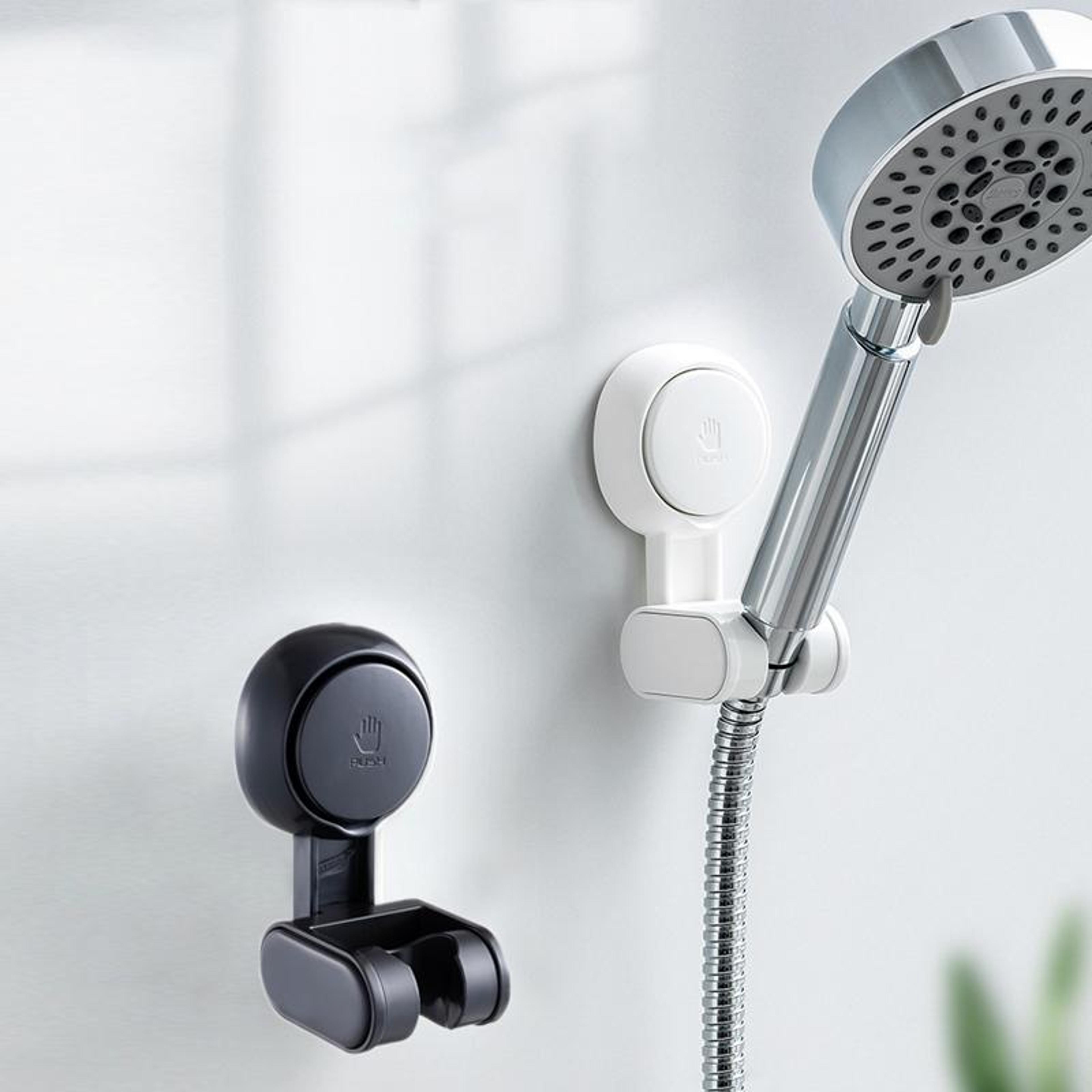 Adjustable Suction Shower Head Holder No Drill Wall Mount Bracket 0