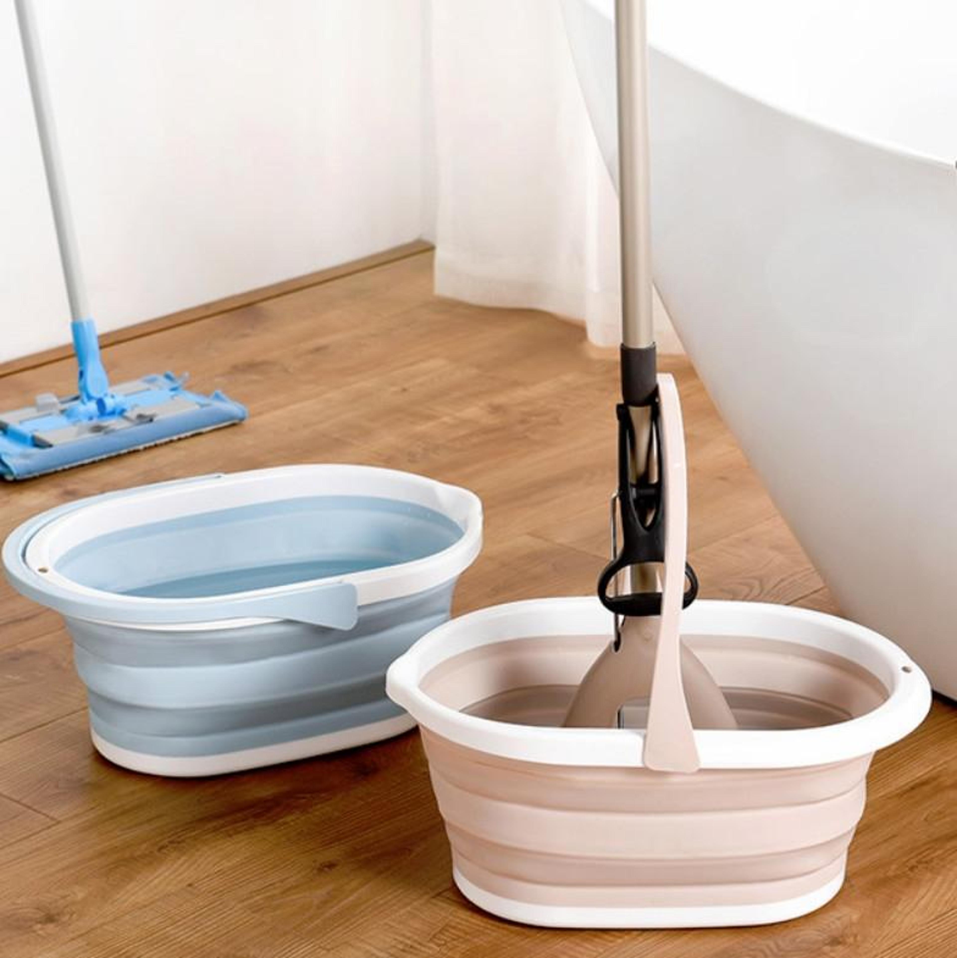 Foldable Rectangle Mop Cleaning Bucket Space Saving Durable Household Cleaning Bucket 2