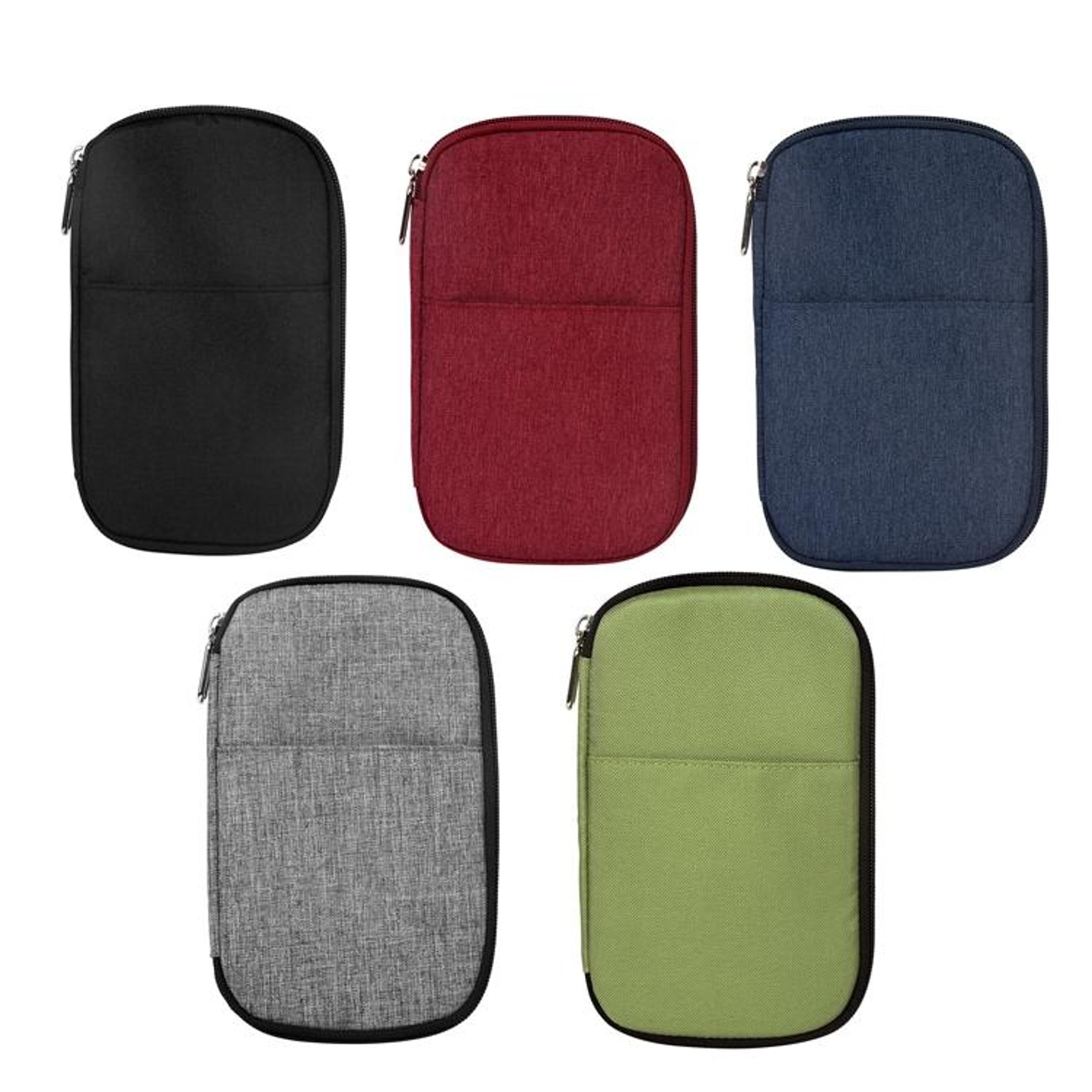 Waterproof Travel Document Organizer Passport Holder With MultiCompartment Storage 1
