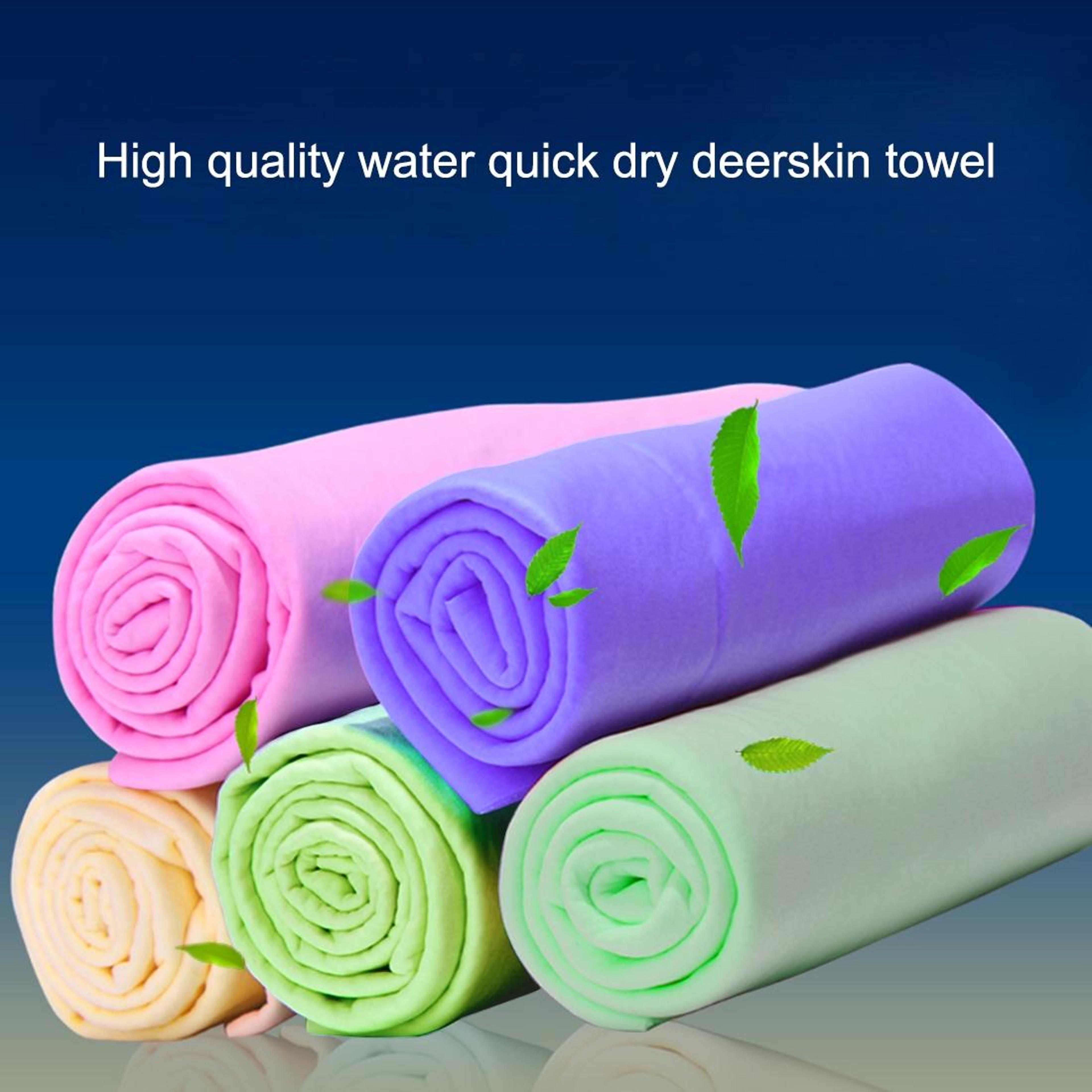 Super Absorbent PVA Car Drying Towel Synthetic Chamois Cloth For Fast Auto Detailing 9