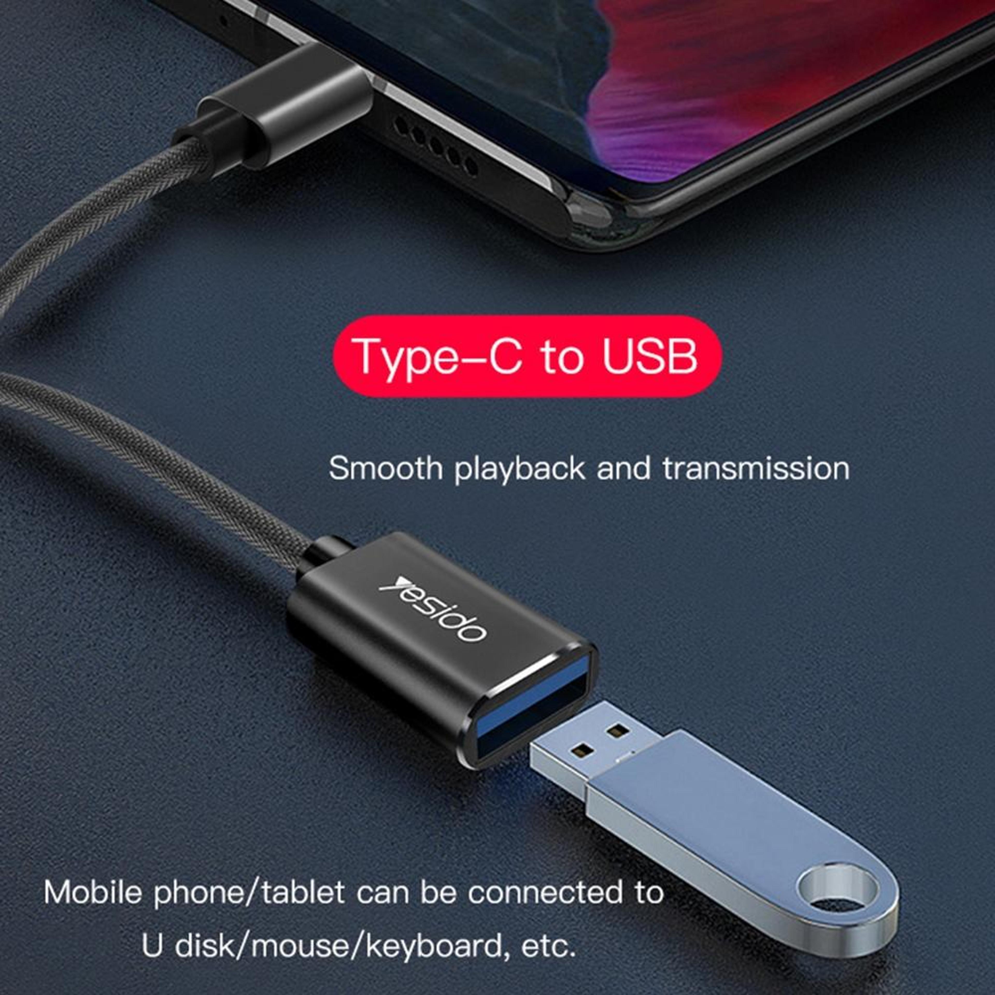 Yesido GS01 USB C OTG Adapter Cable Fast Data Sync And Charging Converter 1