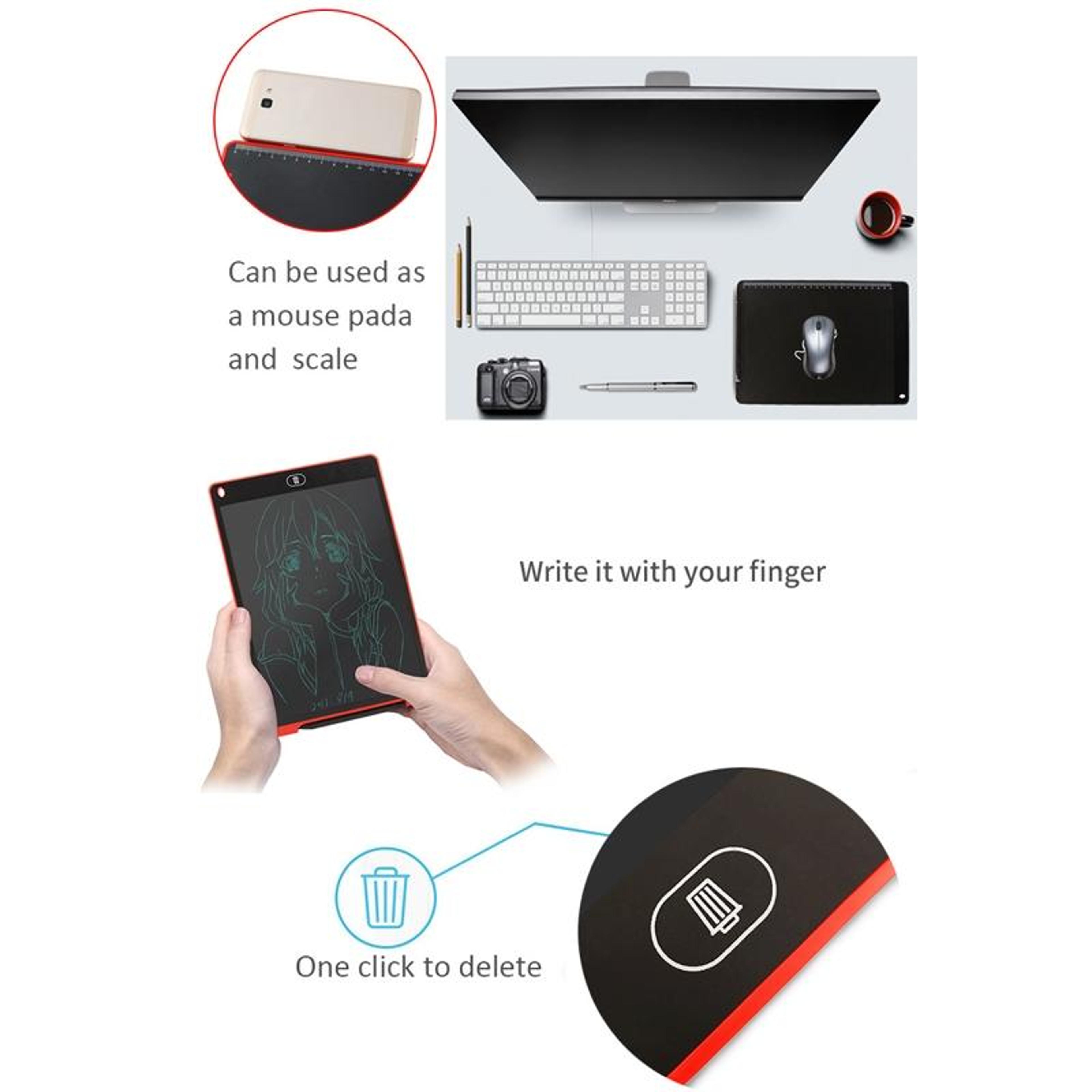 12 Inch LCD Writing Tablet Digital Handwriting Pad Reusable Drawing Board For Kids And Adults 4