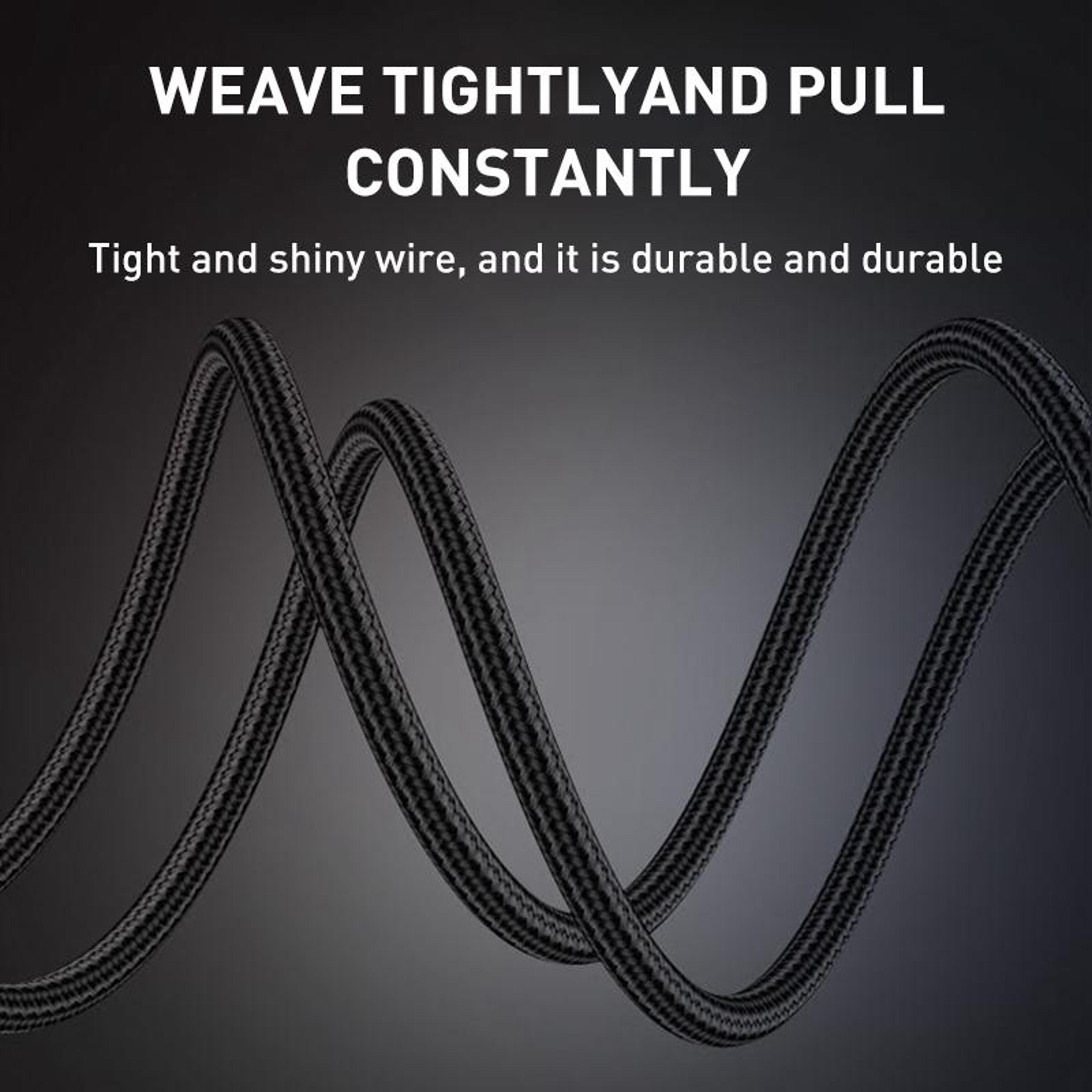 240W USB C Fast Charging Cable Braided Type C To Type C Cable For High Speed Power  Data Transfer 8
