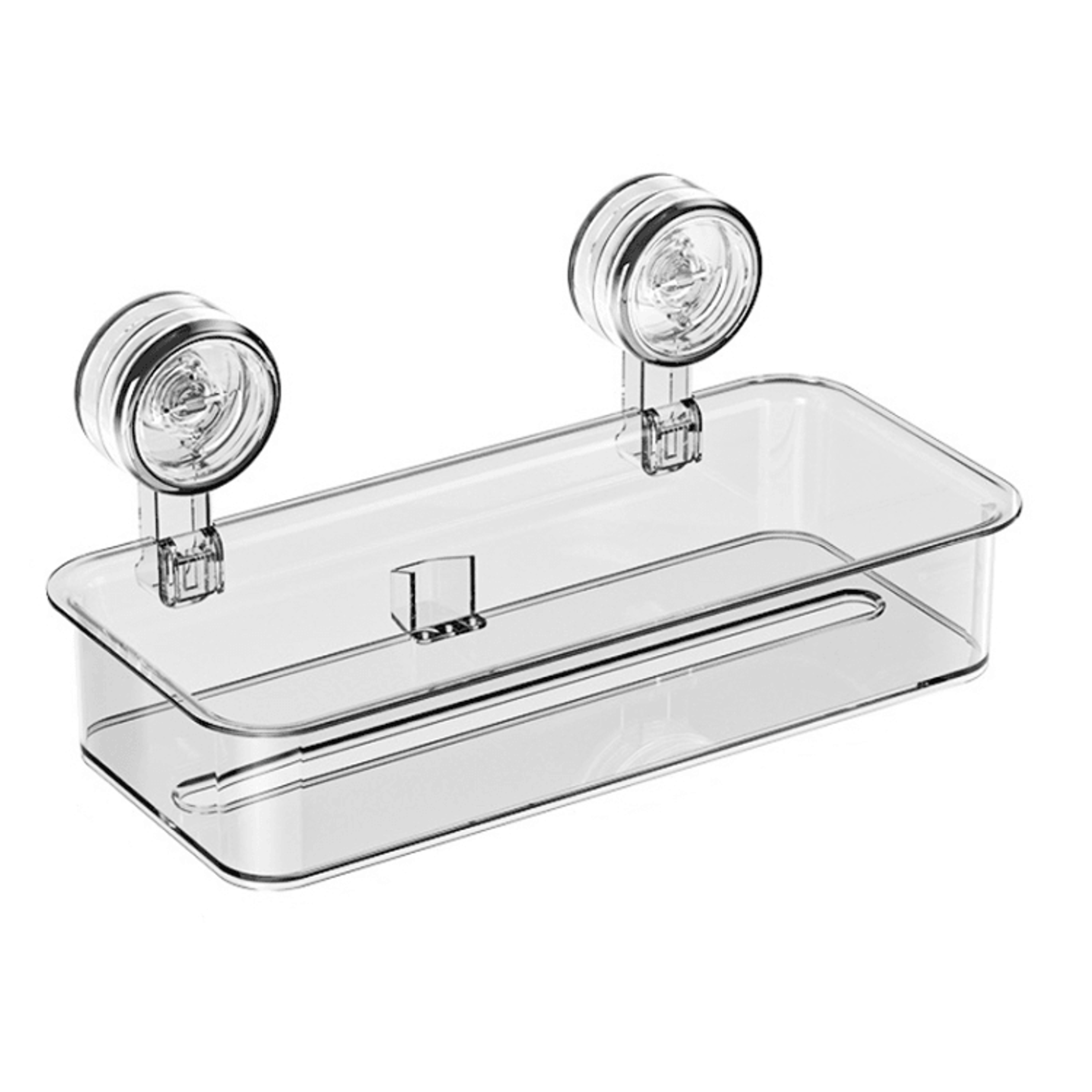 No Drill Wall Mounted Tissue Holder With Suction Cup Bathroom Organizer Box 9