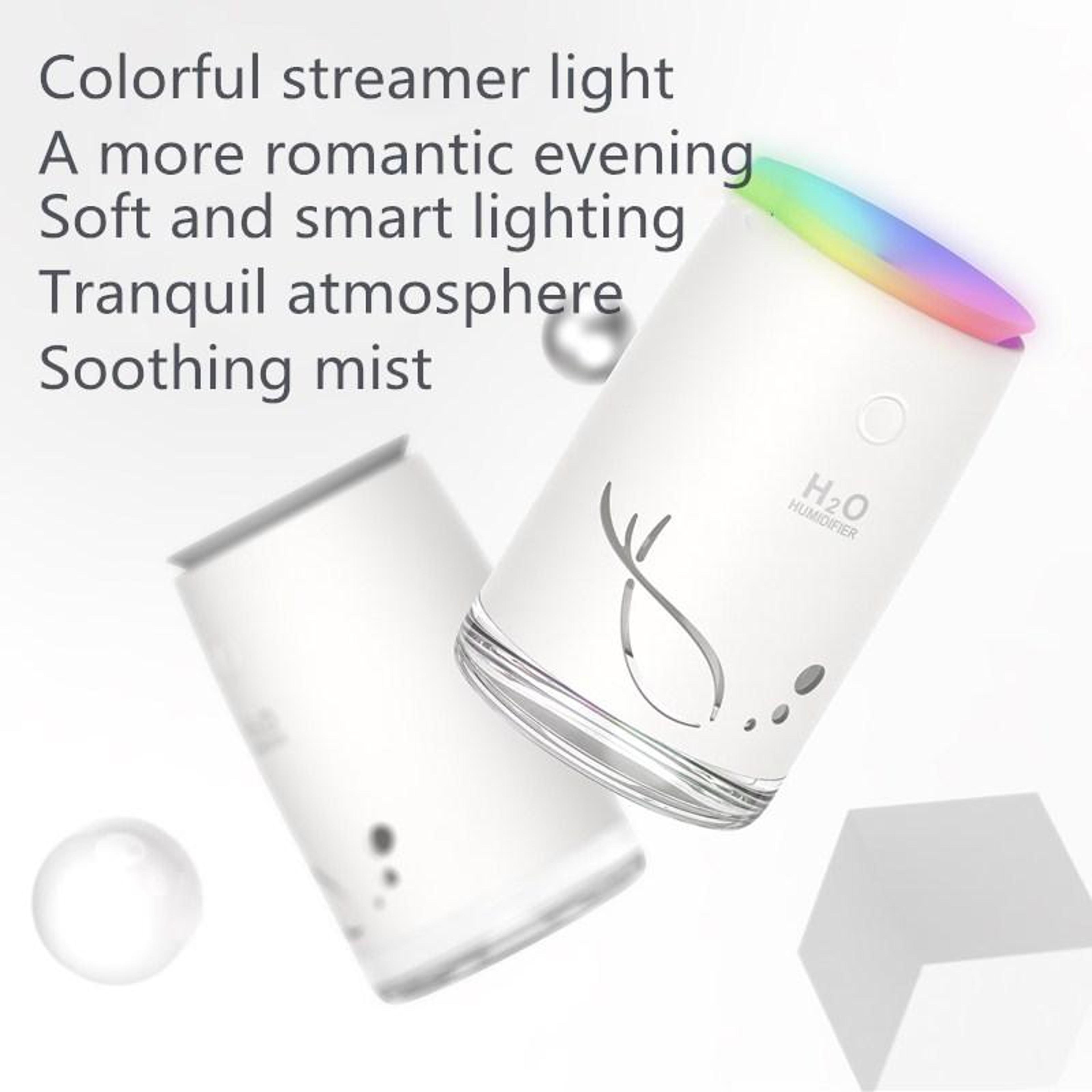 Fish Pattern Portable USB Cool Mist Mini Humidifier For Bedroom Office Silent Desk Air Moisture Dev 13