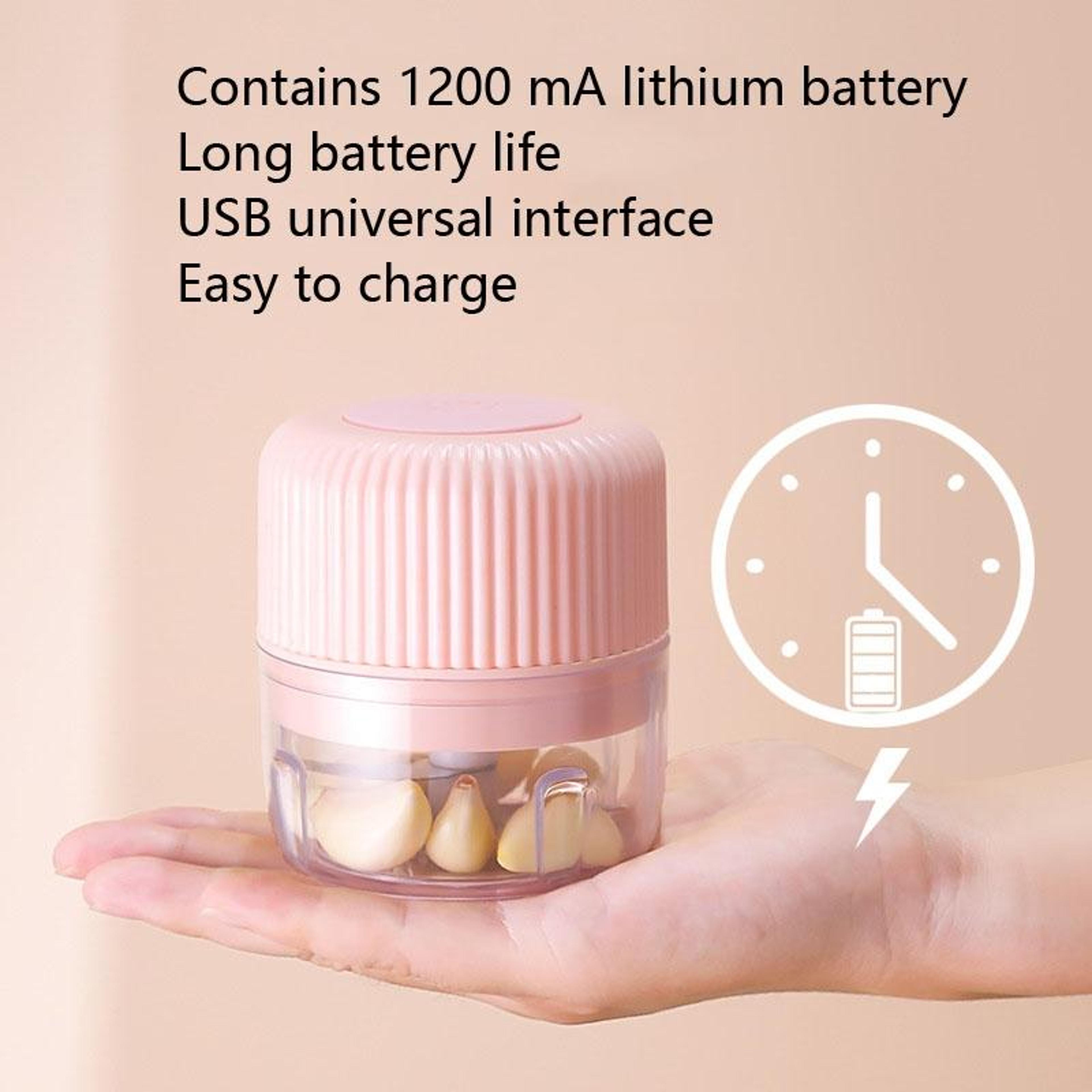 Portable USB Mini Food Processor Electric Garlic Chopper For Baby Food  Everyday Prep 6