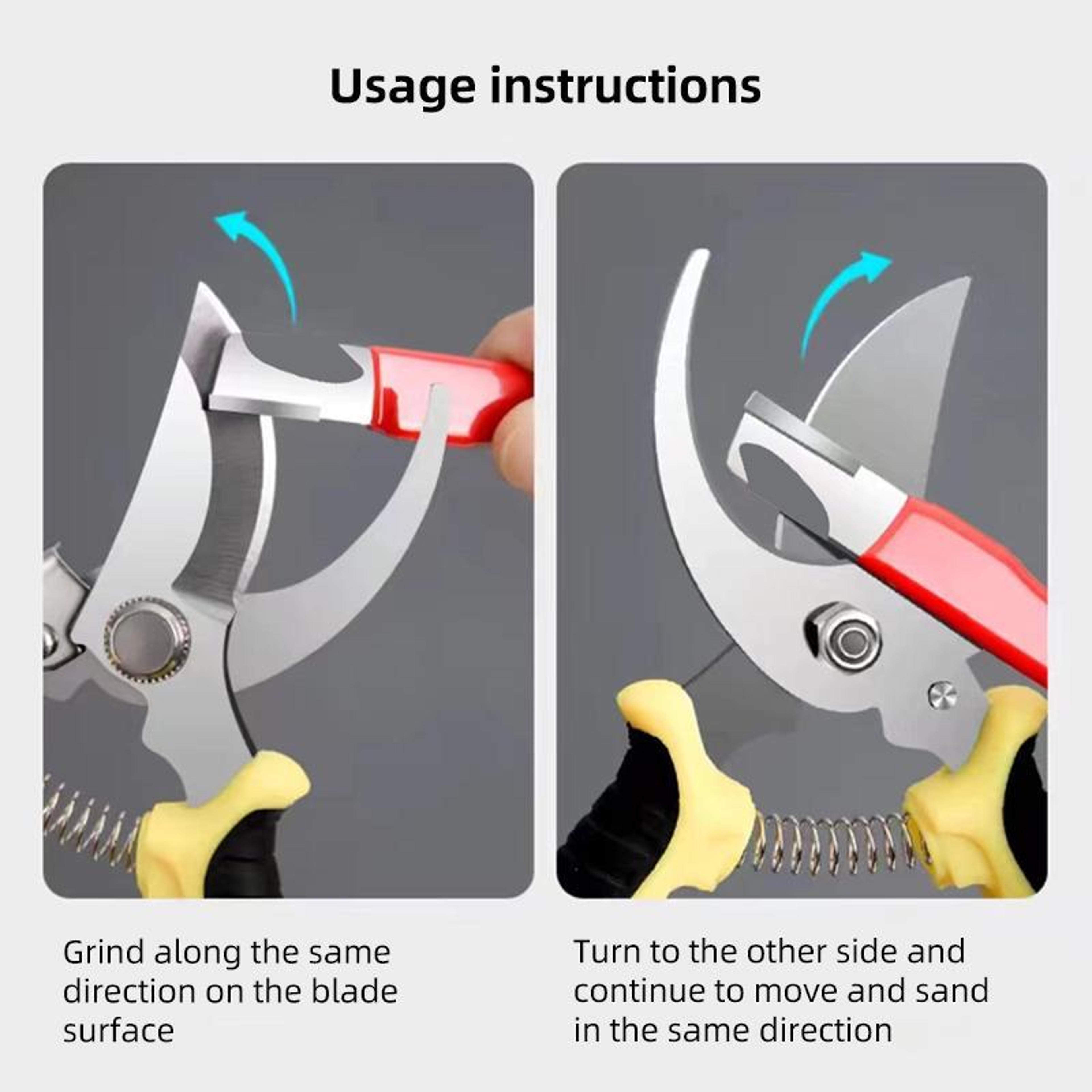 Portable Knife  Garden Tool Sharpener Multifunction Handheld Bottle Opener Wrench Tool 4