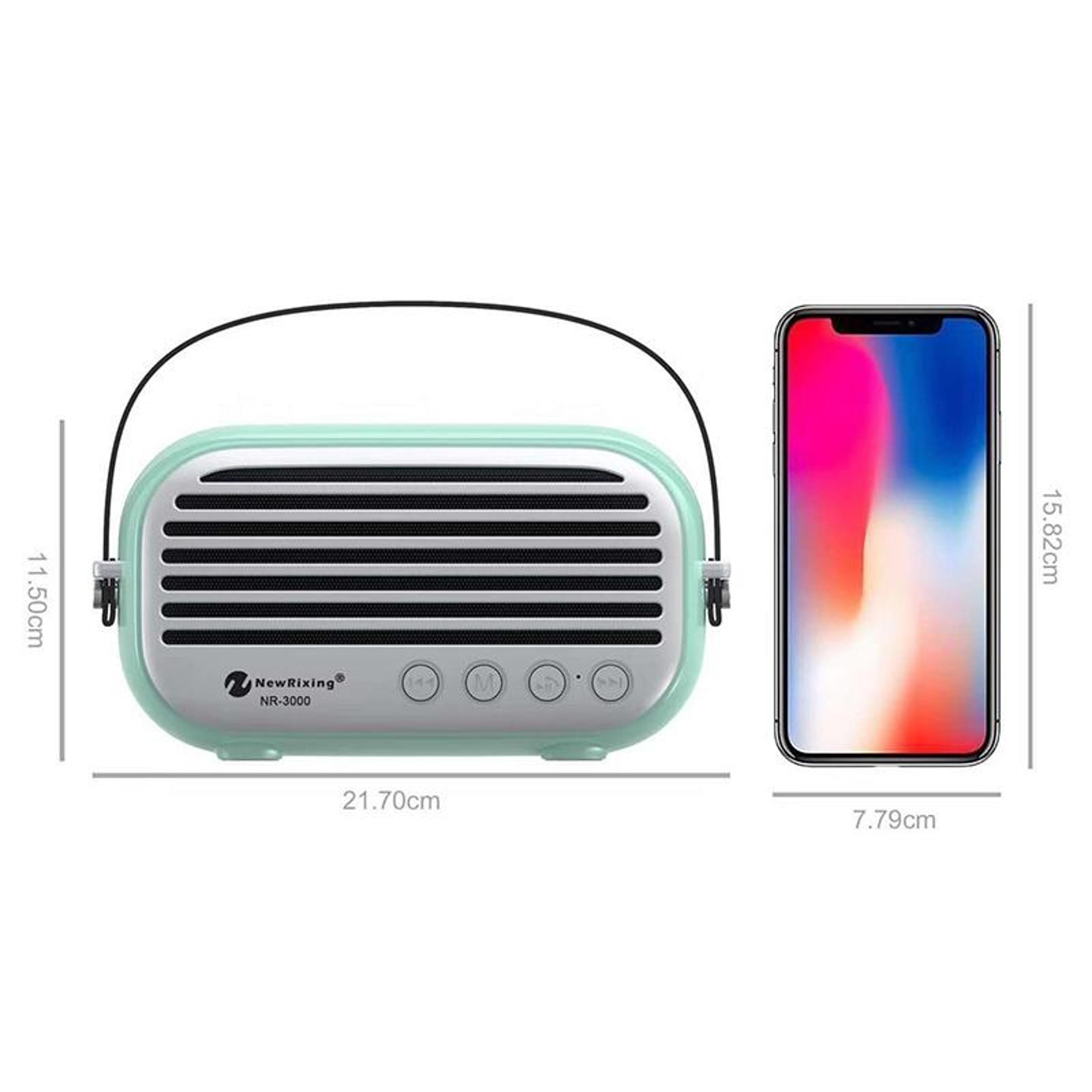 Portable Wireless Bluetooth Speaker With FM Radio USB TF Card Hands Free Calling 1