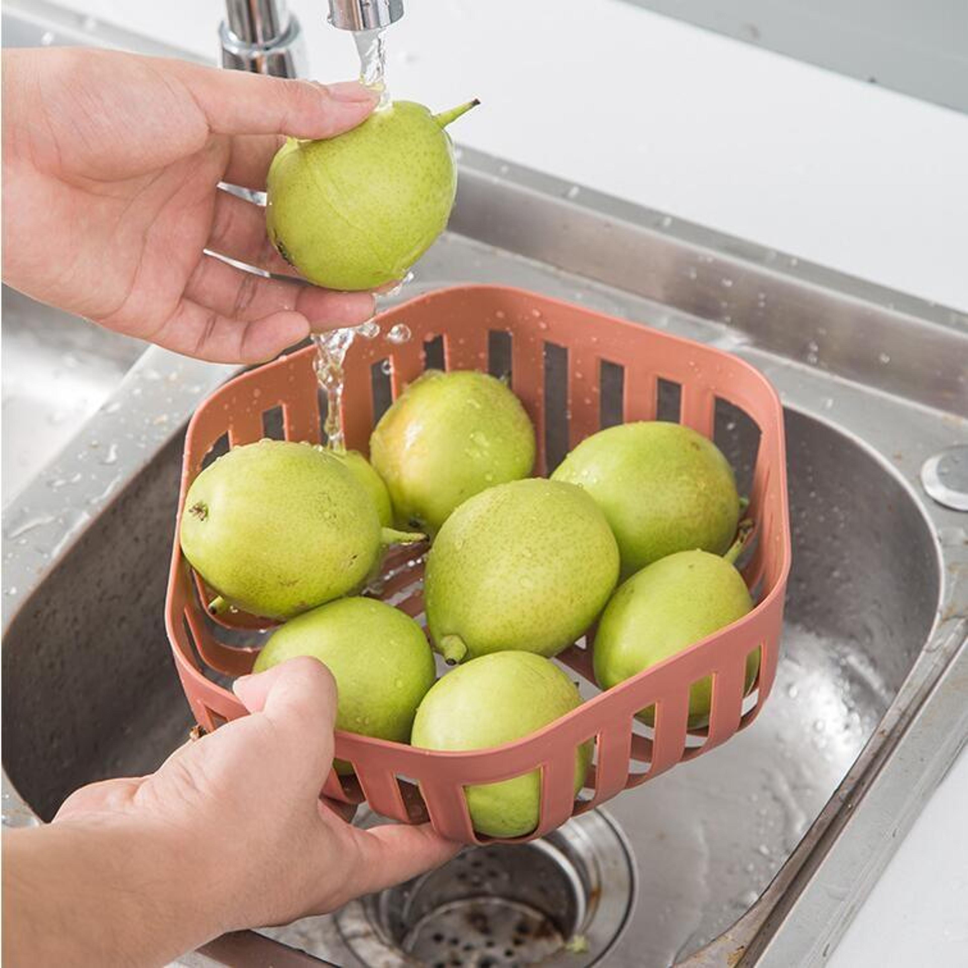 MultiUse Fruit Drain Basket Kitchen Colander For Washing Fruits And Vegetables 6