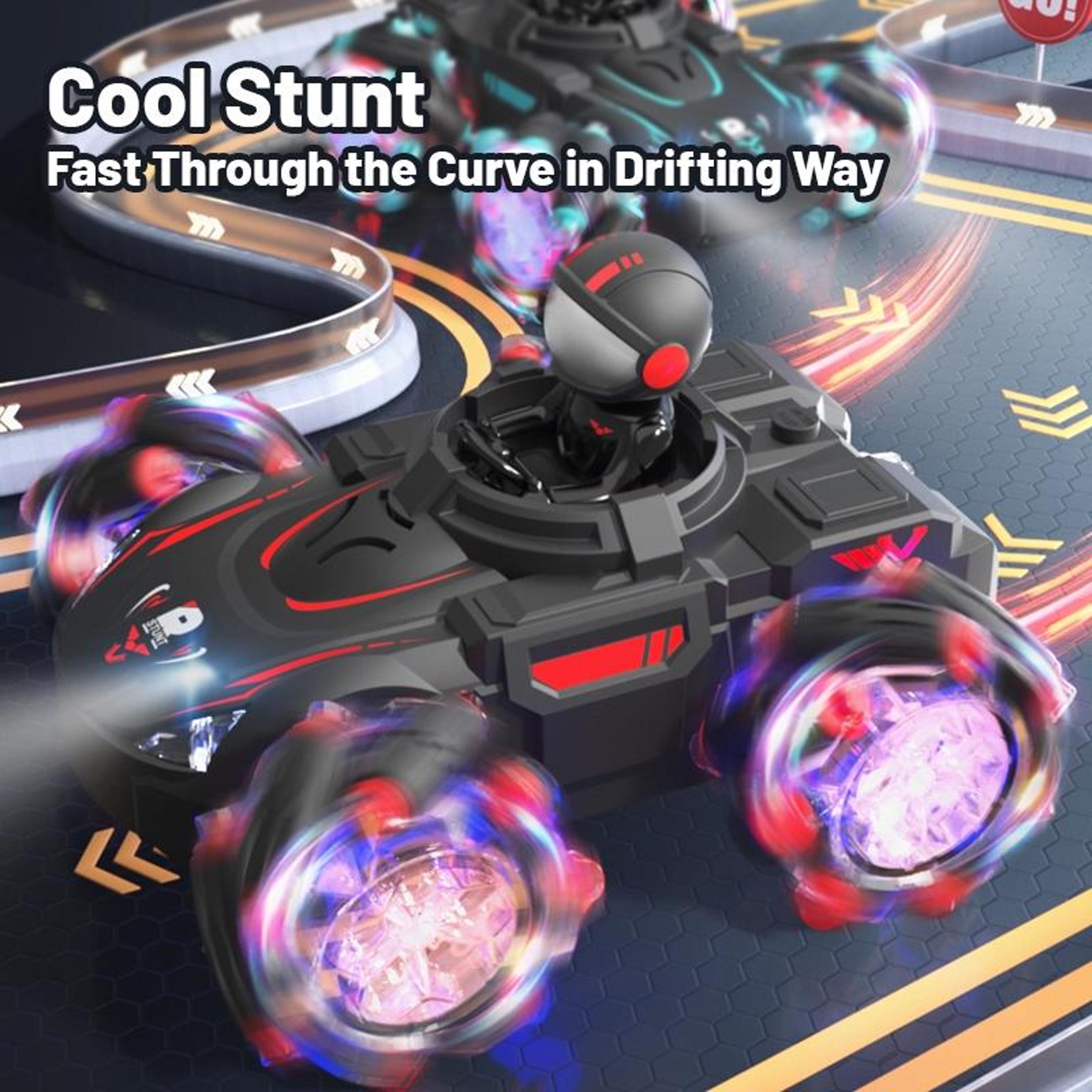 Magic Color Projection Stunt RC Drift Car AllTerrain Remote Control Car For Kids 1