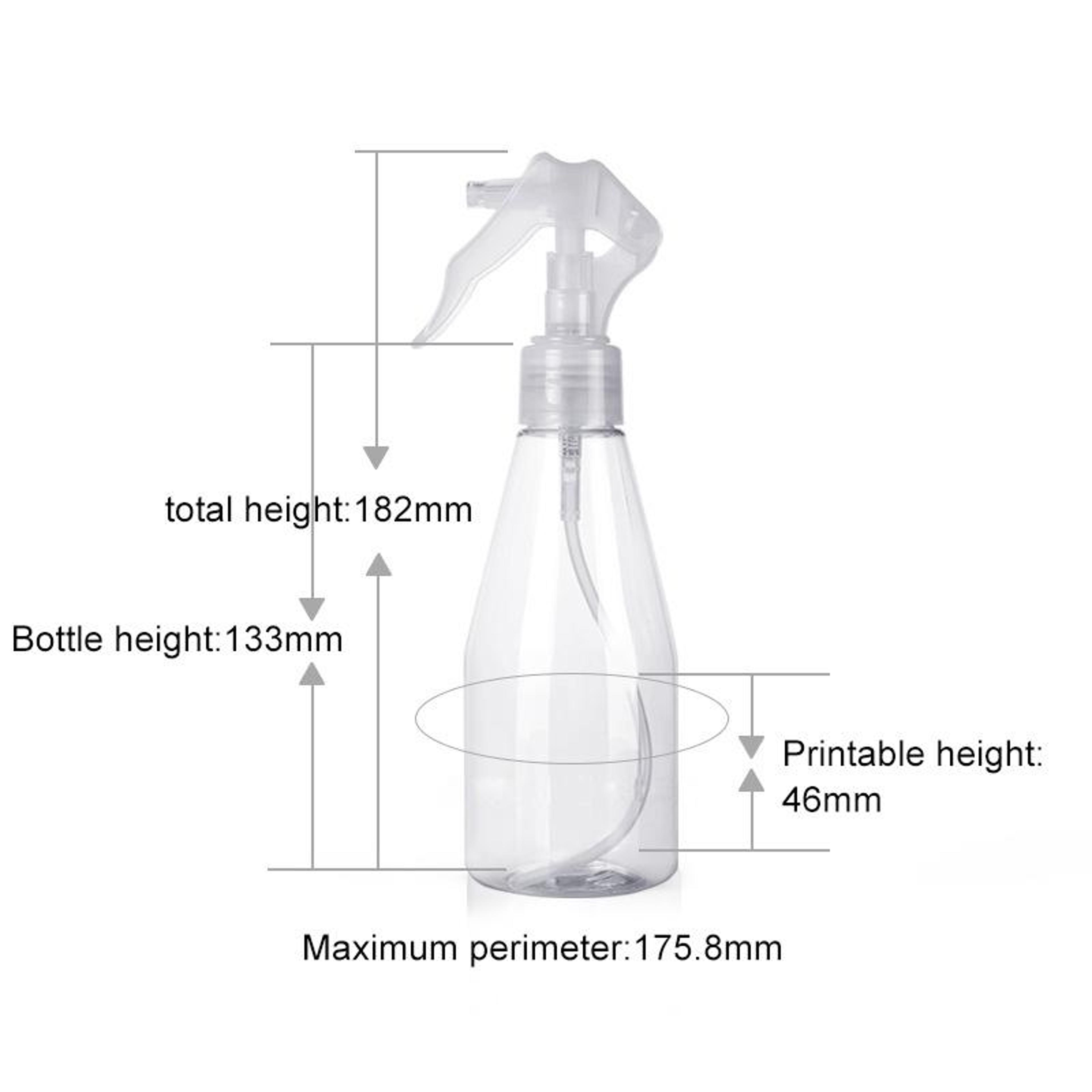Leak Proof Spray Bottle Lightweight PET Trigger Spray Bottle For Cleaning Beauty Plants 7