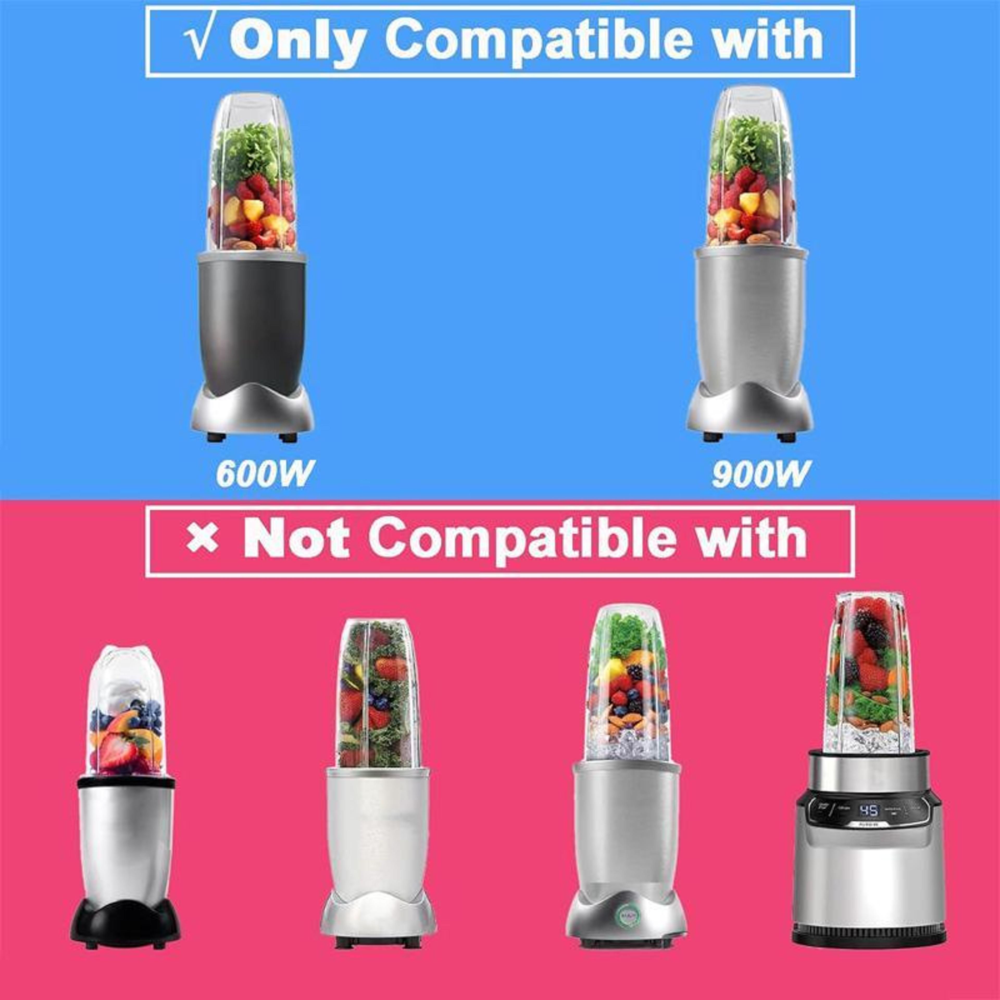 Nutribullet Replacement Cups Set 18oz 24oz 32oz Durable Blender Cups For Smoothies  Juicing 4