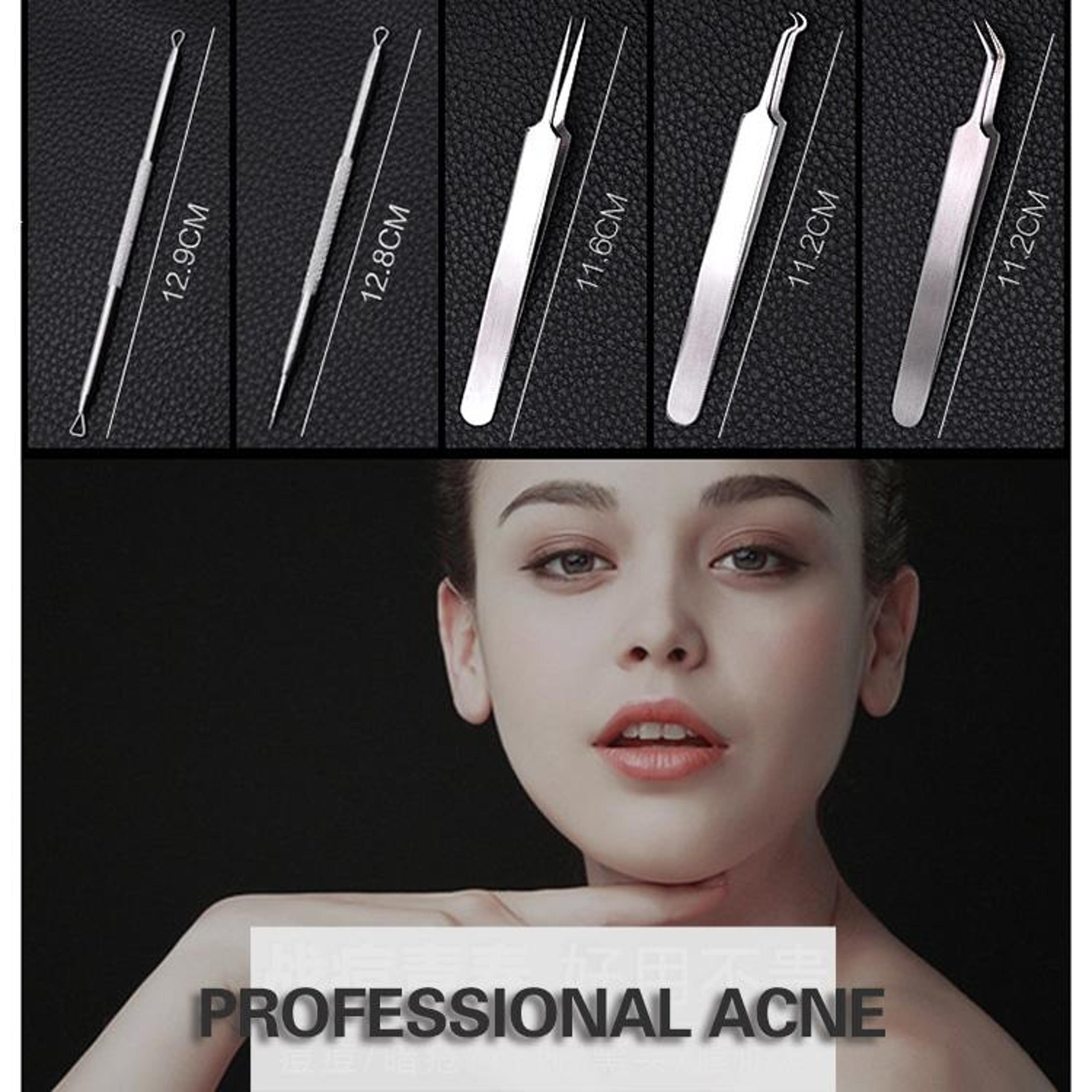 Professional Blackhead Remover Kit Blackhead Extractor Tool Set For Acne  Pimple Care 4