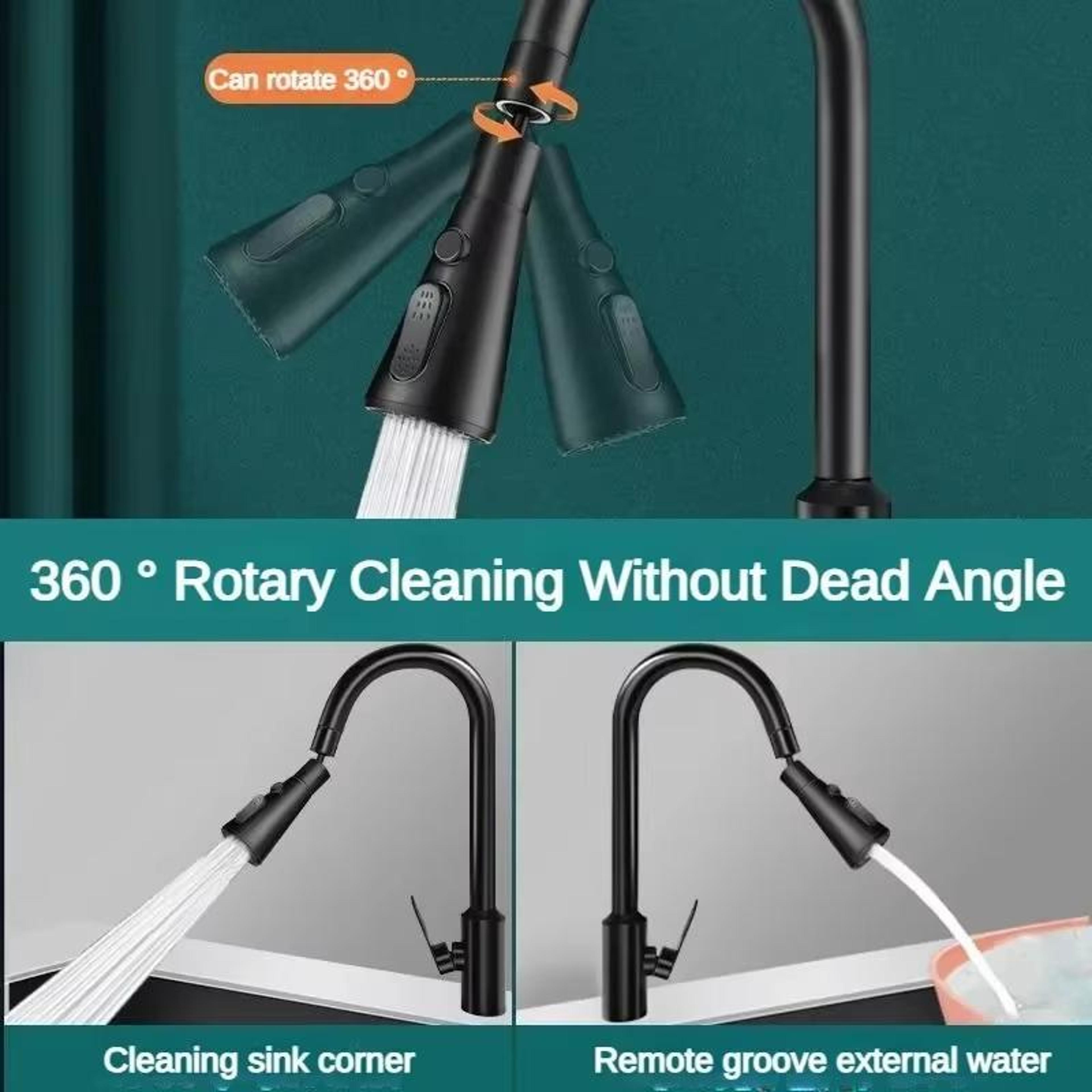 Faucet Extender With Splash Guard  3 Spray Modes For Kitchen Sink 3