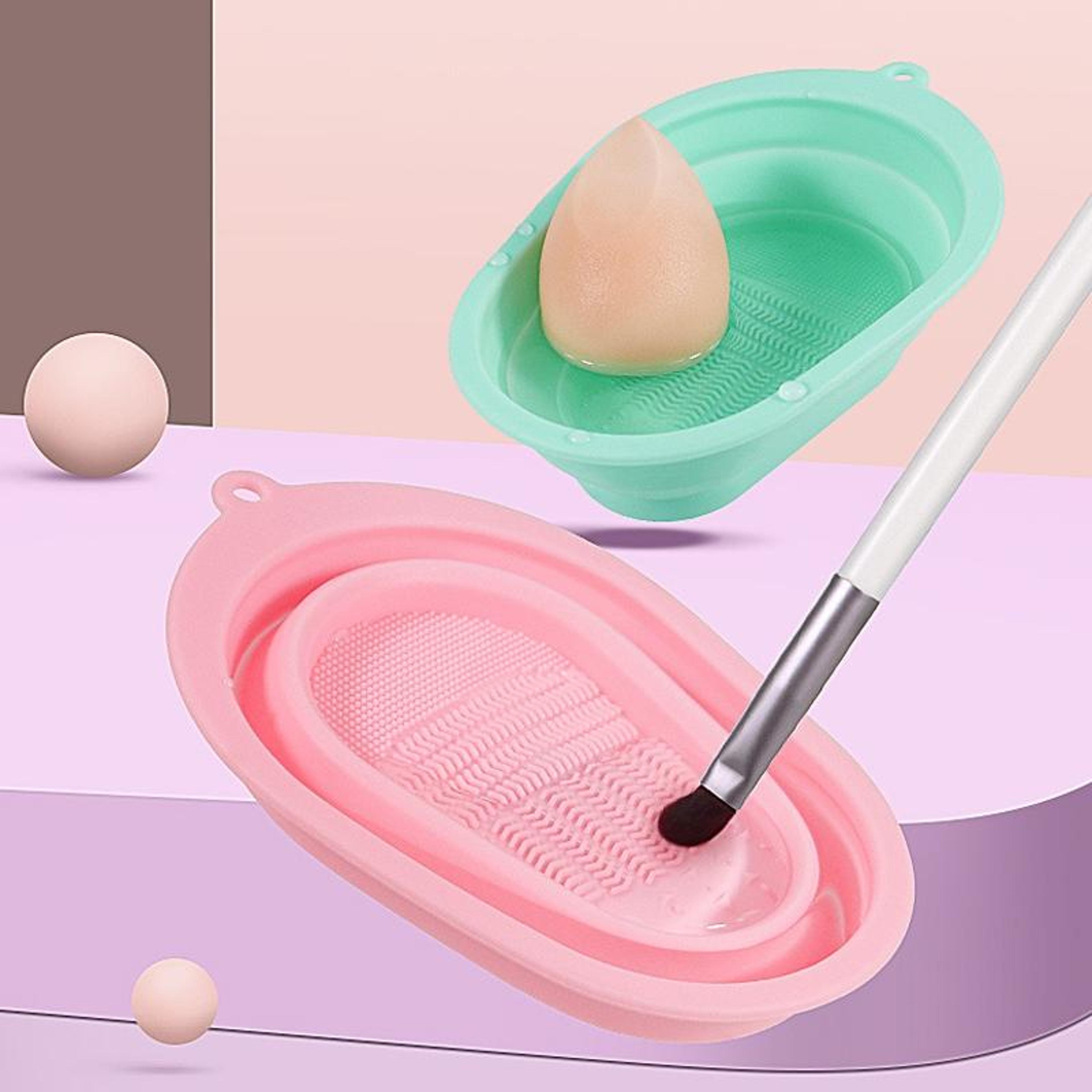 Silicone Makeup Brush Cleaner Pad  Makeup Brush Cleaning Mat With Textured Deep Clean Design 7