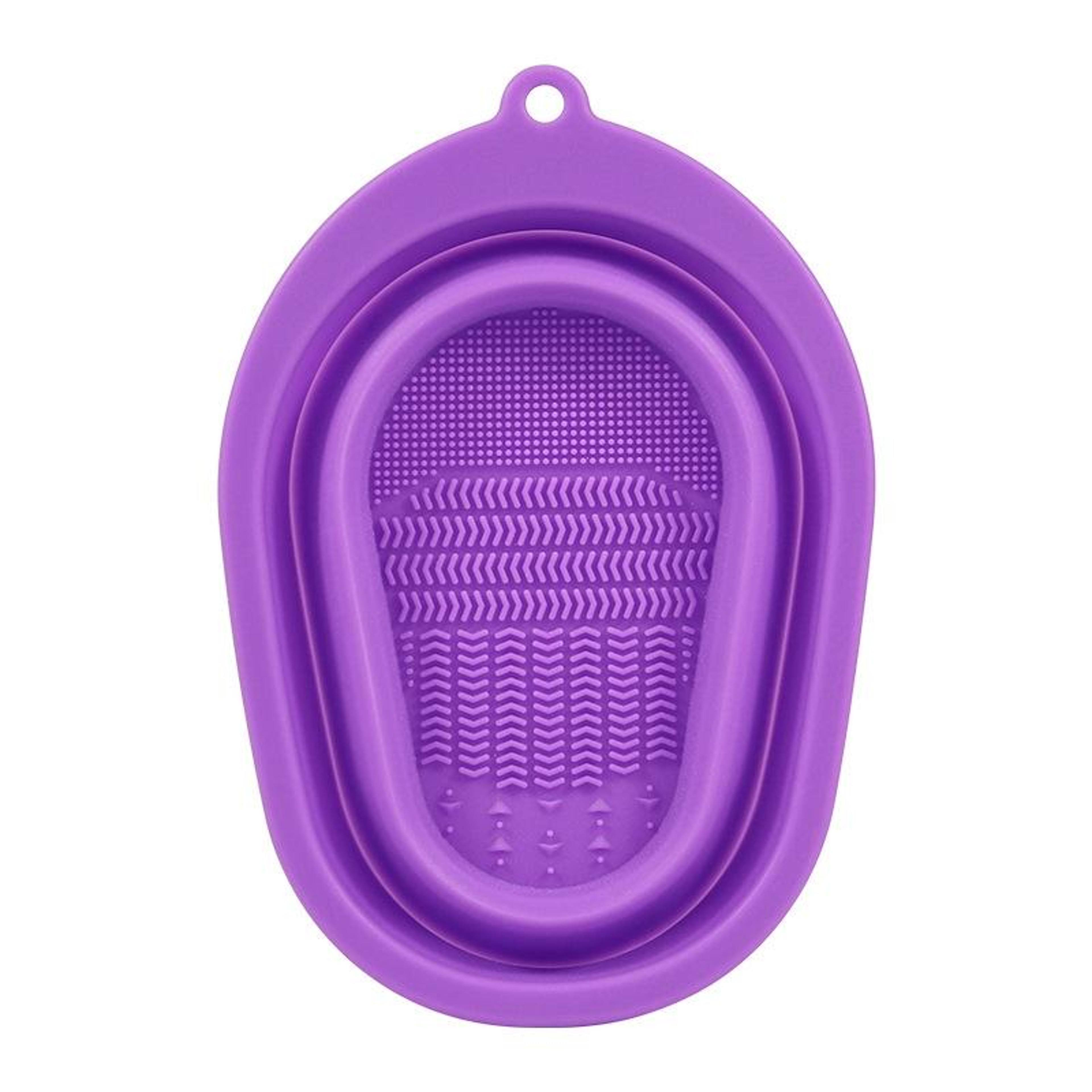 Silicone Makeup Brush Cleaner Pad  Makeup Brush Cleaning Mat With Textured Deep Clean Design 4