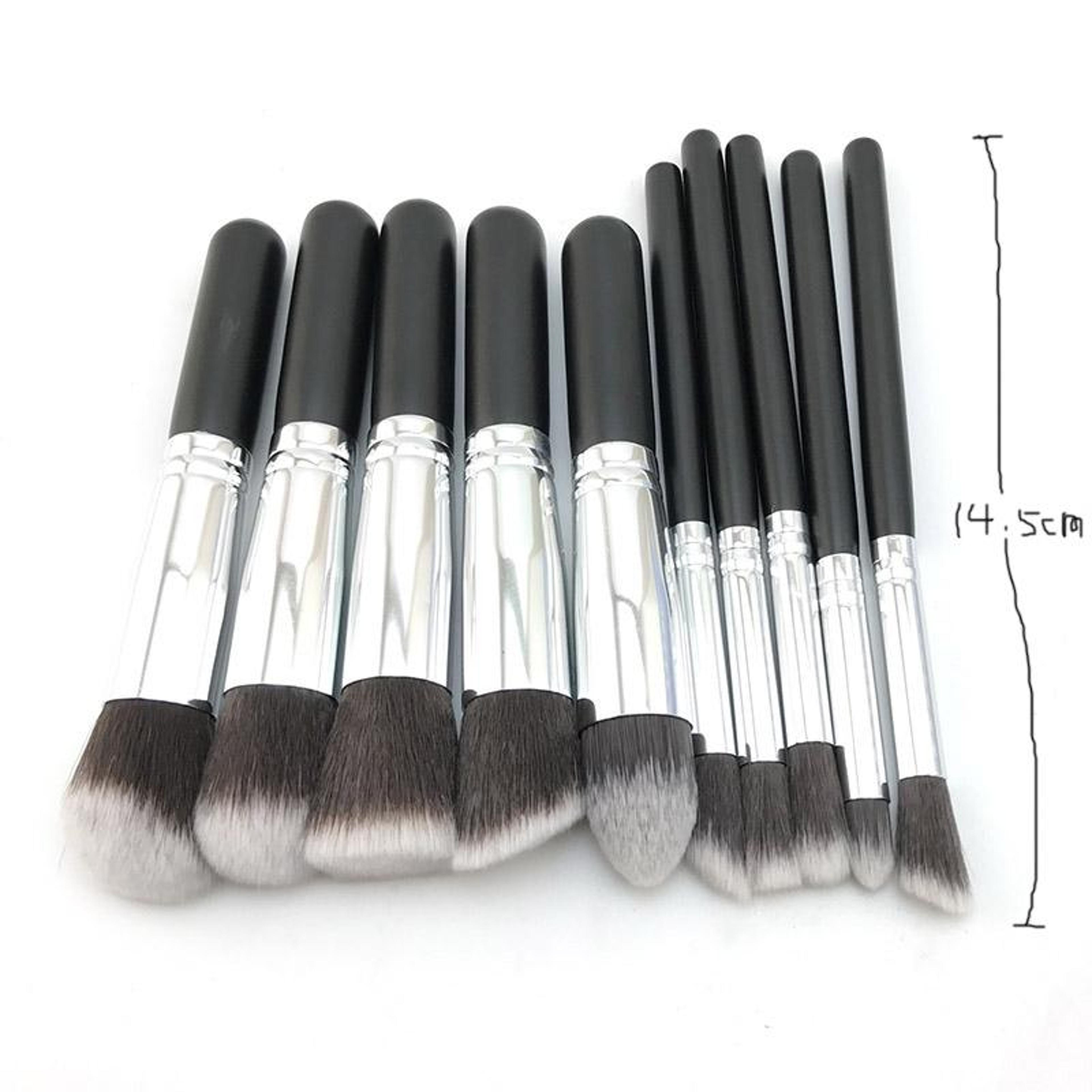 Professional Makeup Brush Set Soft Fiber Cosmetic Brushes For Flawless Face  Eye Makeup 7