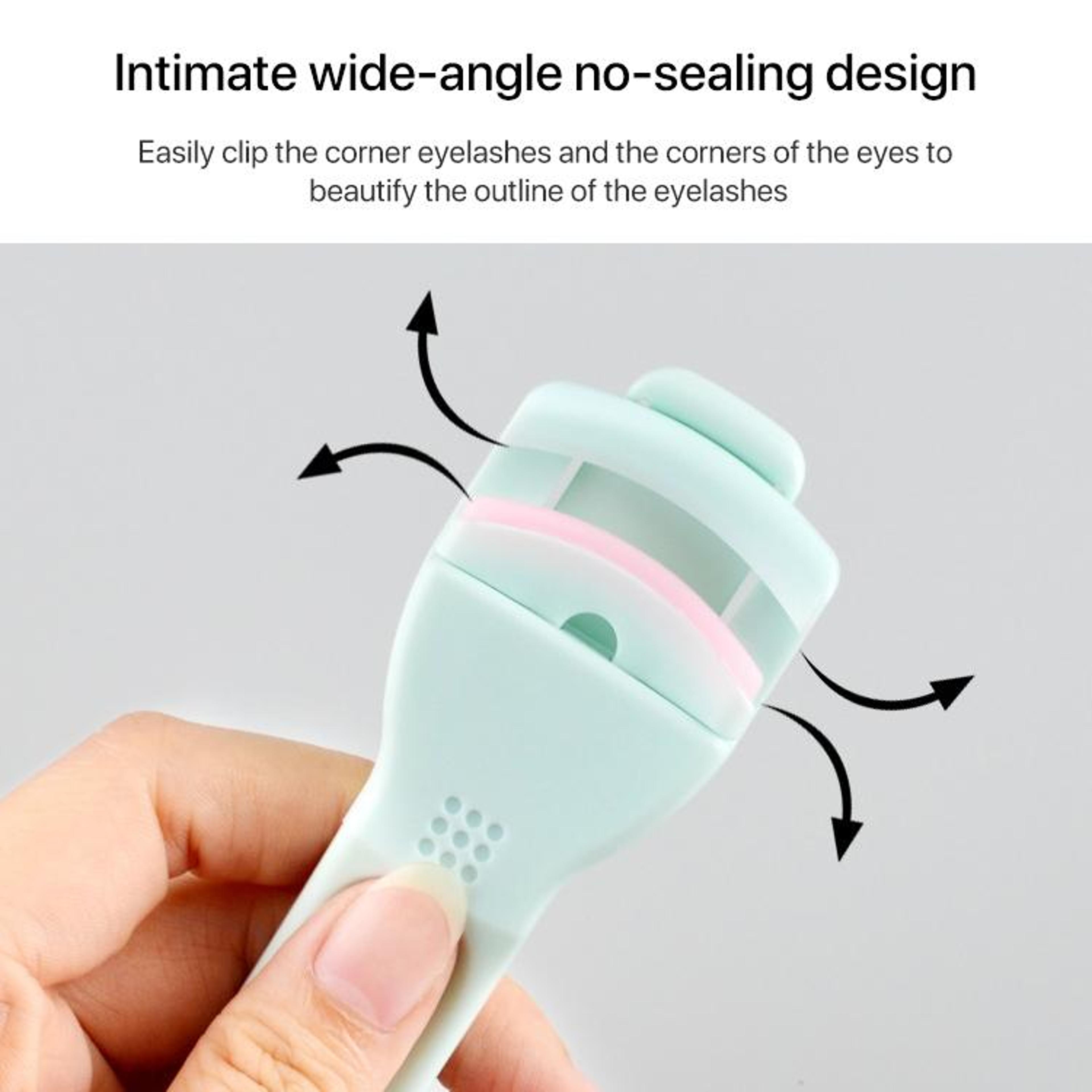 2 In 1 Mini Eyelash Curler Set Wide Angle  Partial Lash Curler For Precision Lift 3