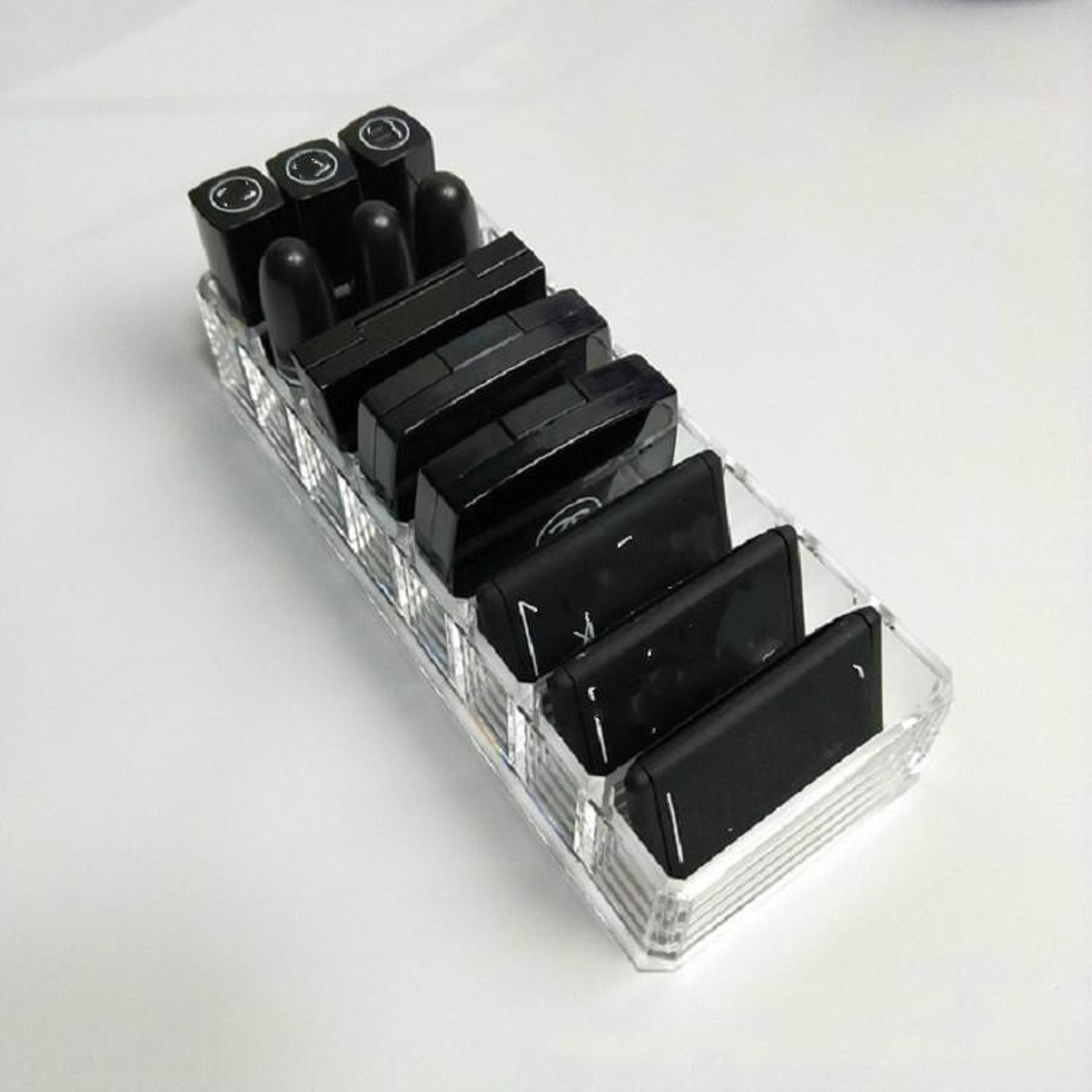 Clear Acrylic Lipstick Organizer Makeup Storage Box For Vanity  Desk 3