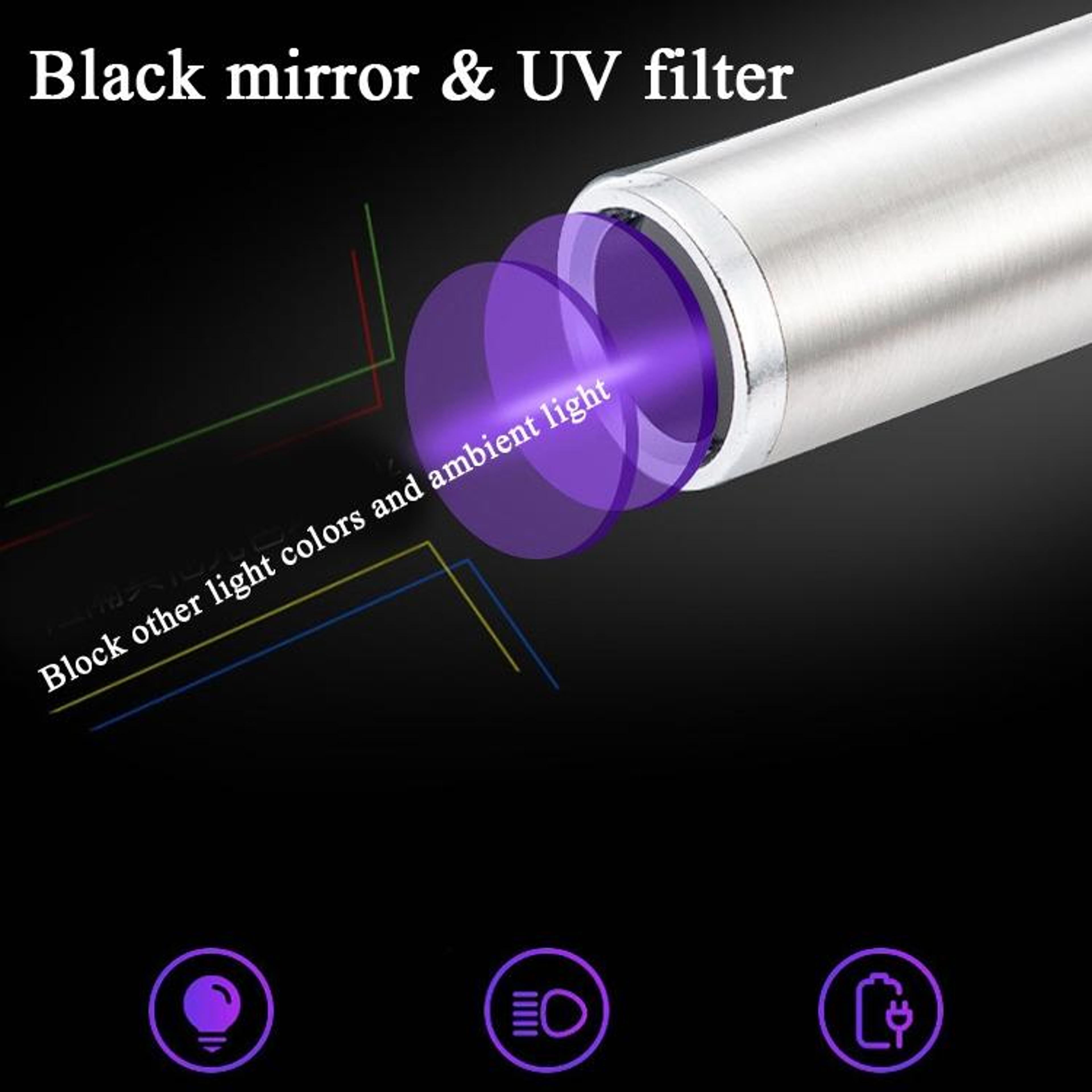 UV Flashlight Woods Lamp Cat Urine Detector  Fluorescent Inspection Light 4