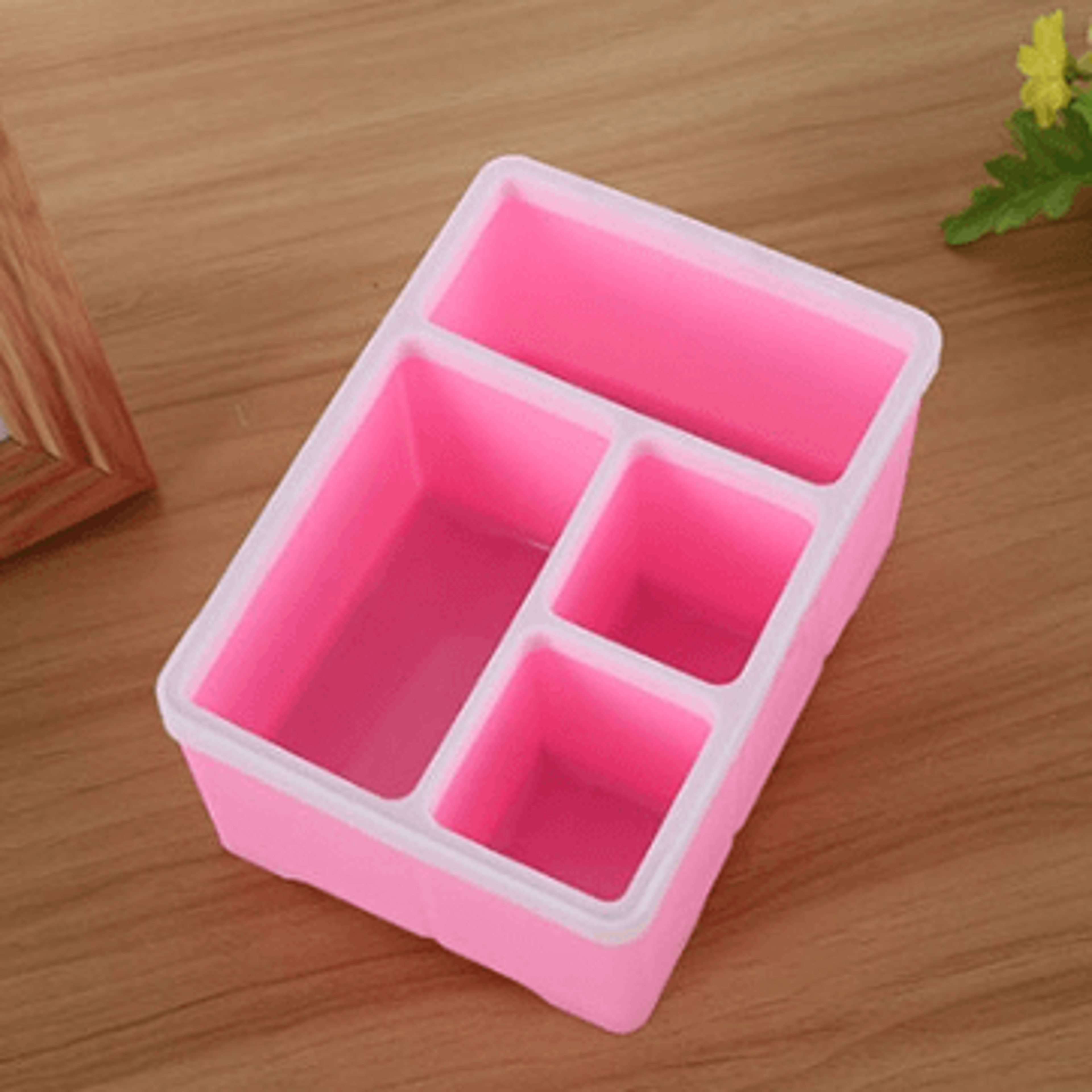 Compact Desktop Organizer and Remote Control Caddy for Desk Bedroom and Office Storage
