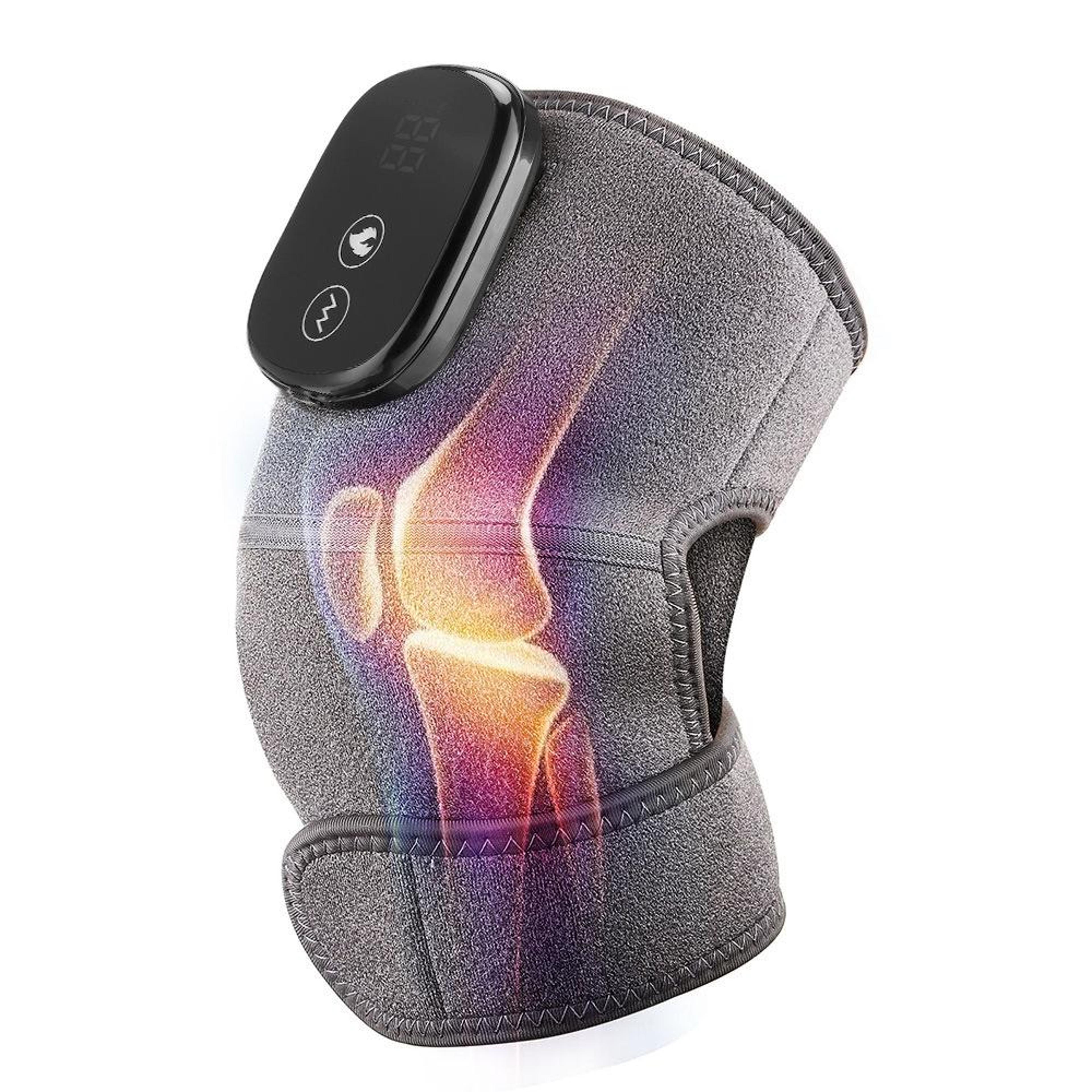Heated Knee Massager With Vibration  Infrared Therapy For Pain Relief 0