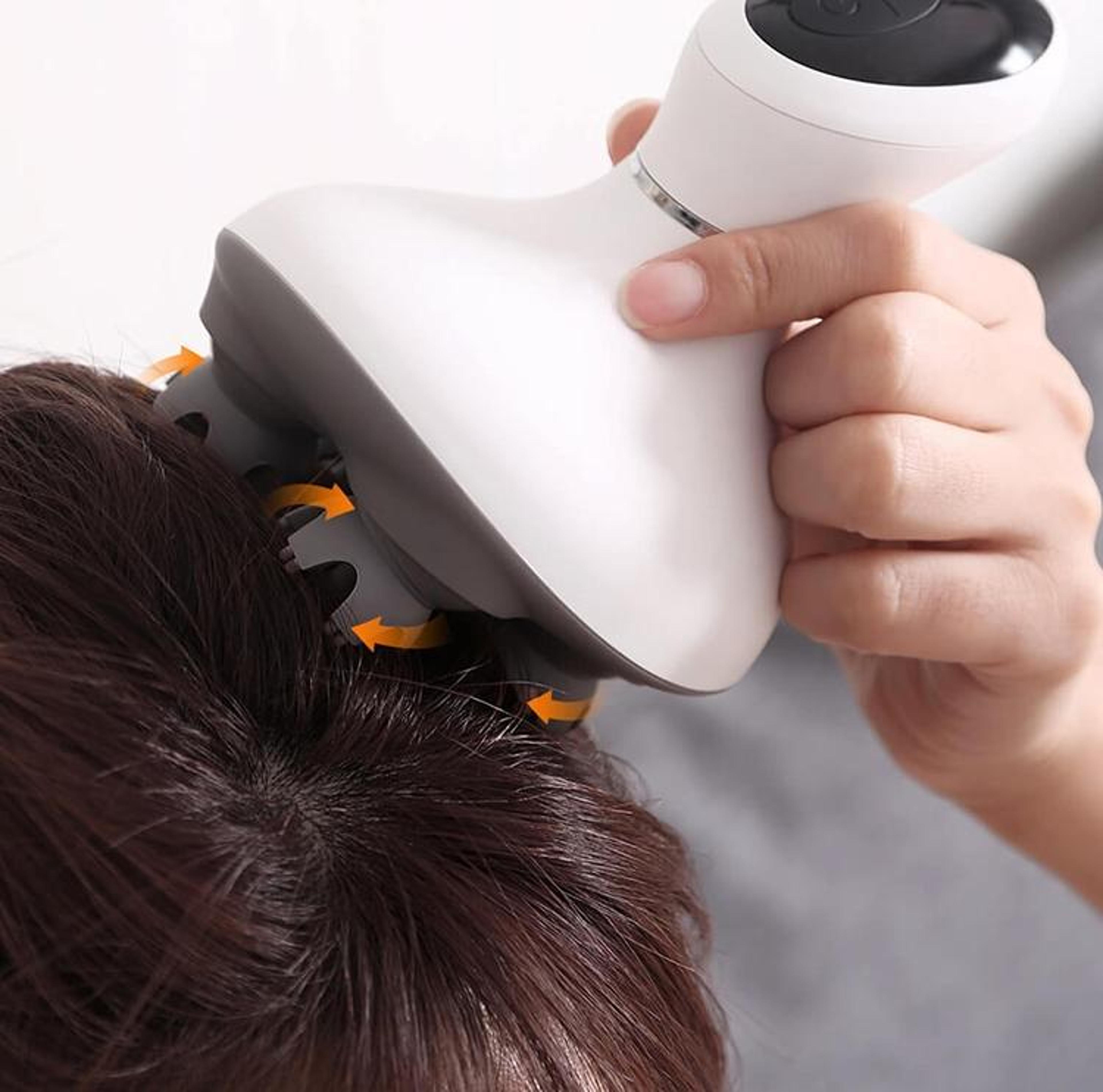 Electric Head Massager With Washable Scalp Massager Contacts 9