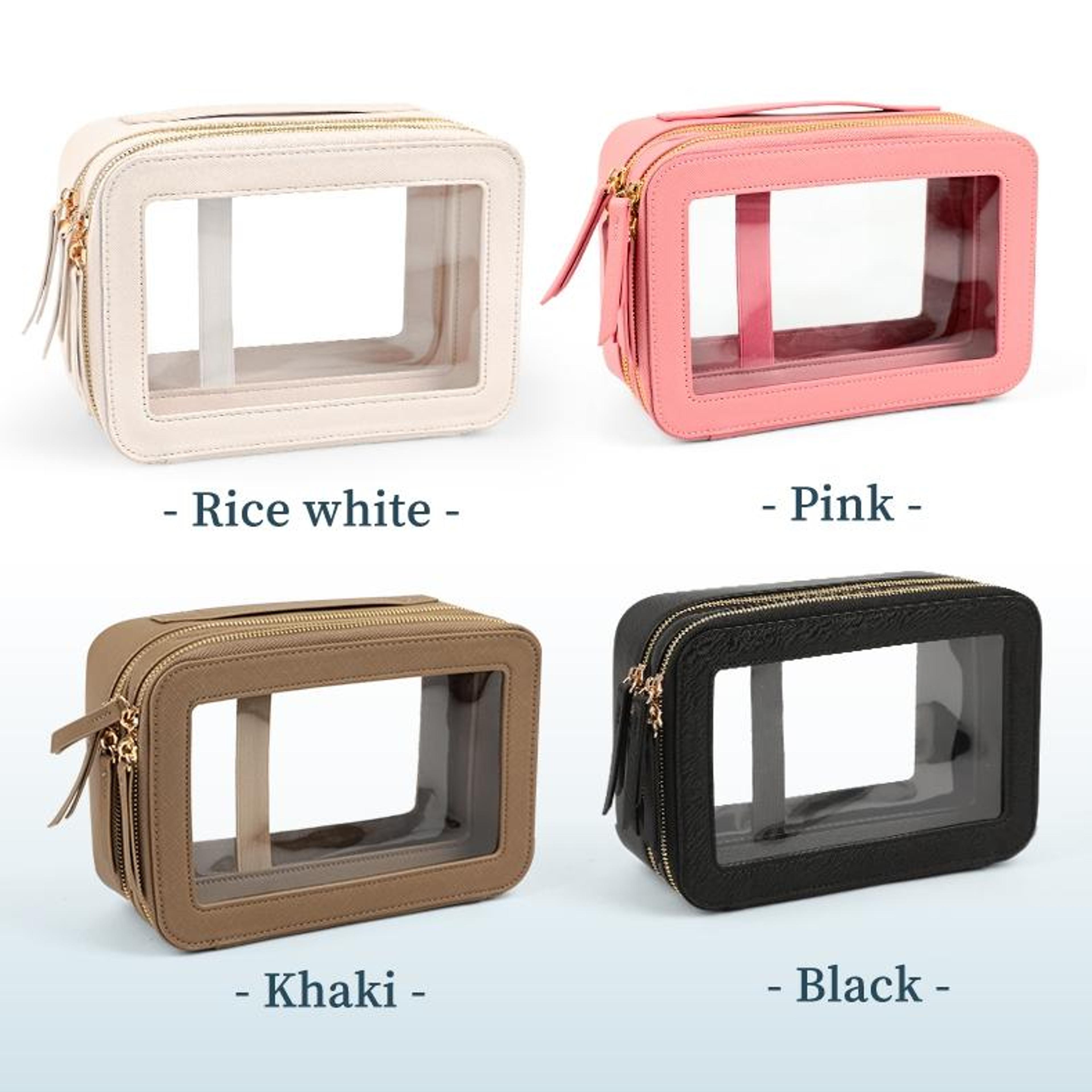 Large Capacity Waterproof Travel Makeup Bag With Wet Dry Separation Transparent Organizer 4