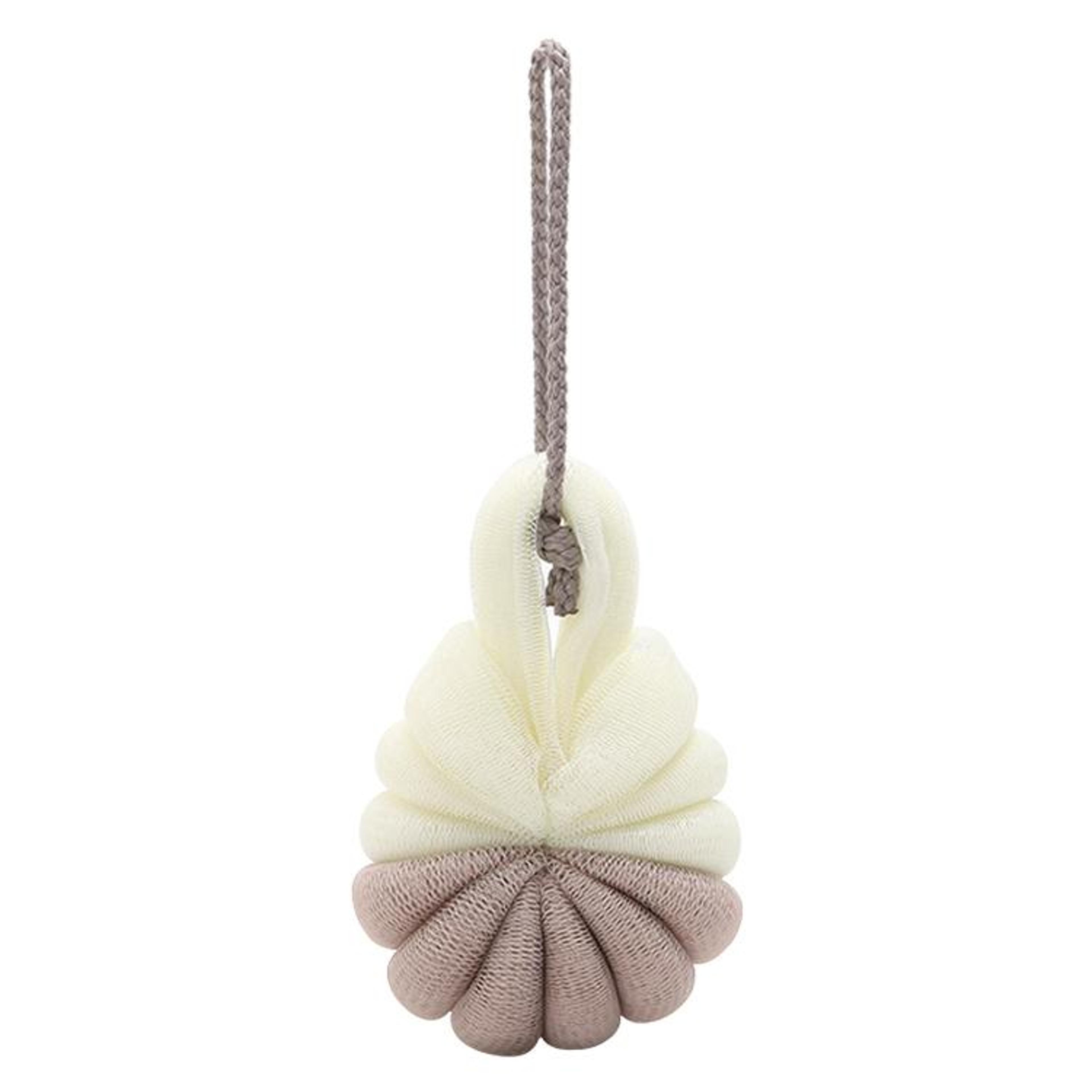 Portable Hanging Shower Sponge With Strap Soft Bath Exfoliating Brush Body Scrubber 6