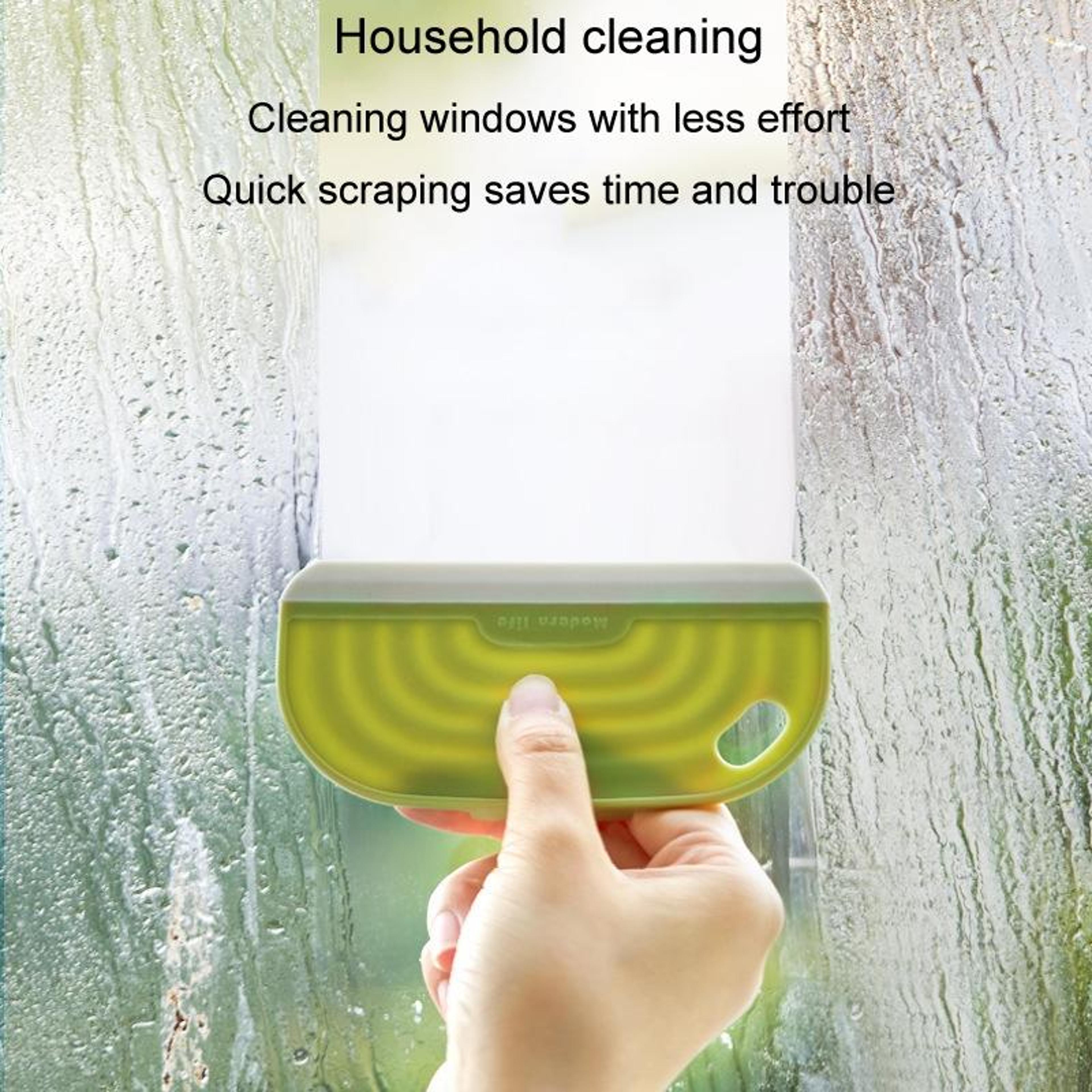 Mini Silicone Bathroom Squeegee Mirror  Glass Cleaner Portable Window Wiper Tile Scraper Tool 9