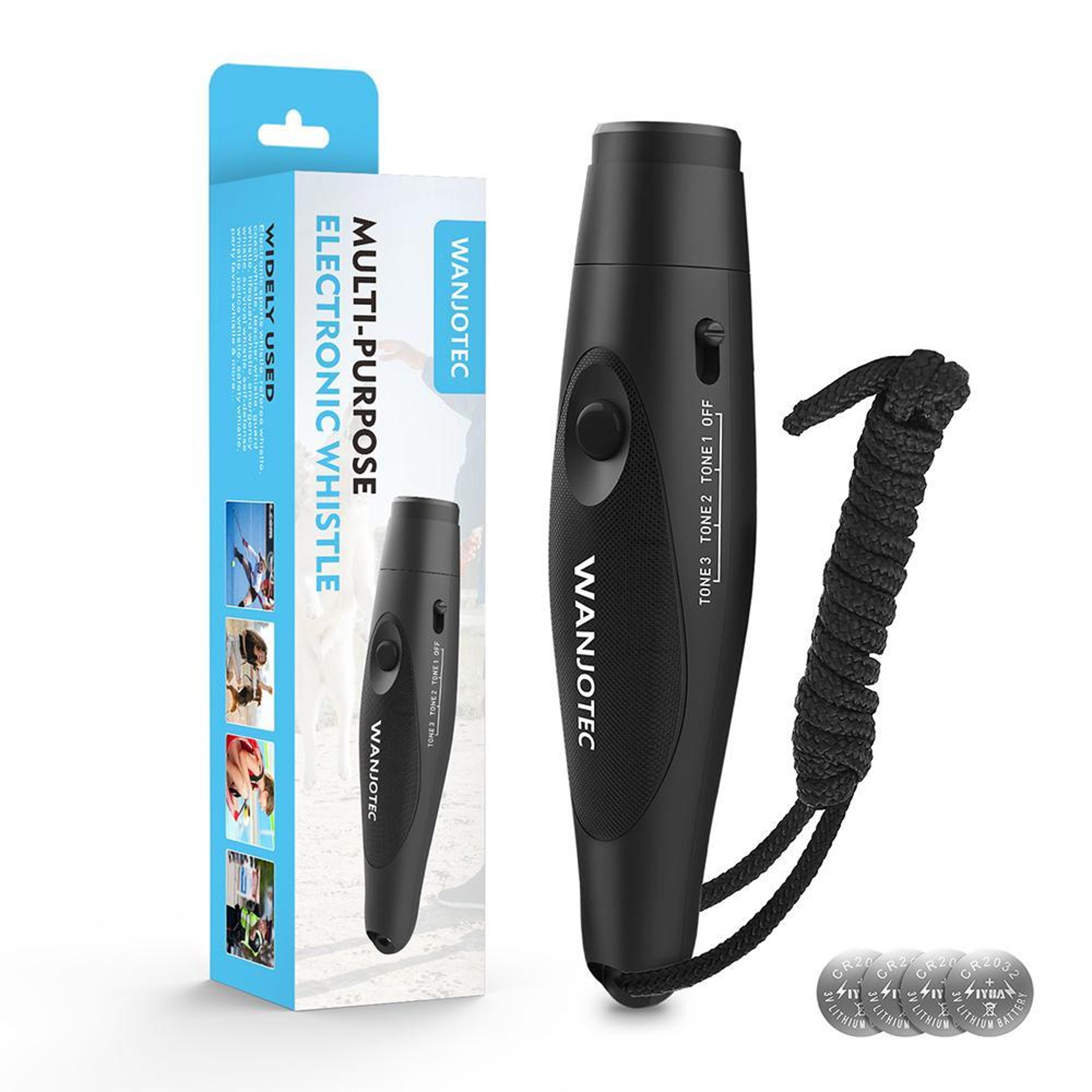 Electronic Whistle With Push Button Adjustable Volume  Tone For Coaching And Safety 11