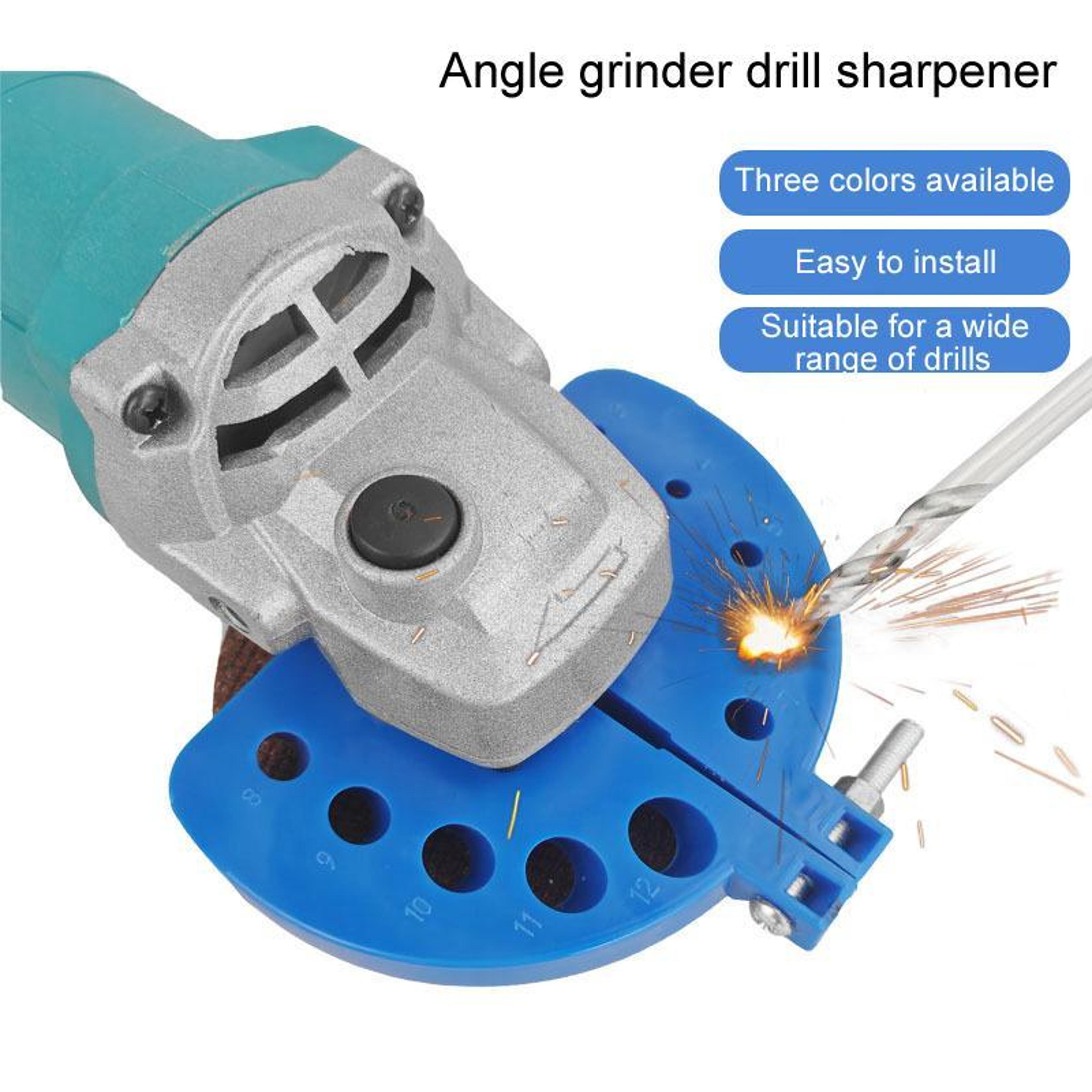 MultiAngle Drill Bit Sharpener Attachment  Portable Drill Bit Grinder Guide Tool For Precision Shar 3